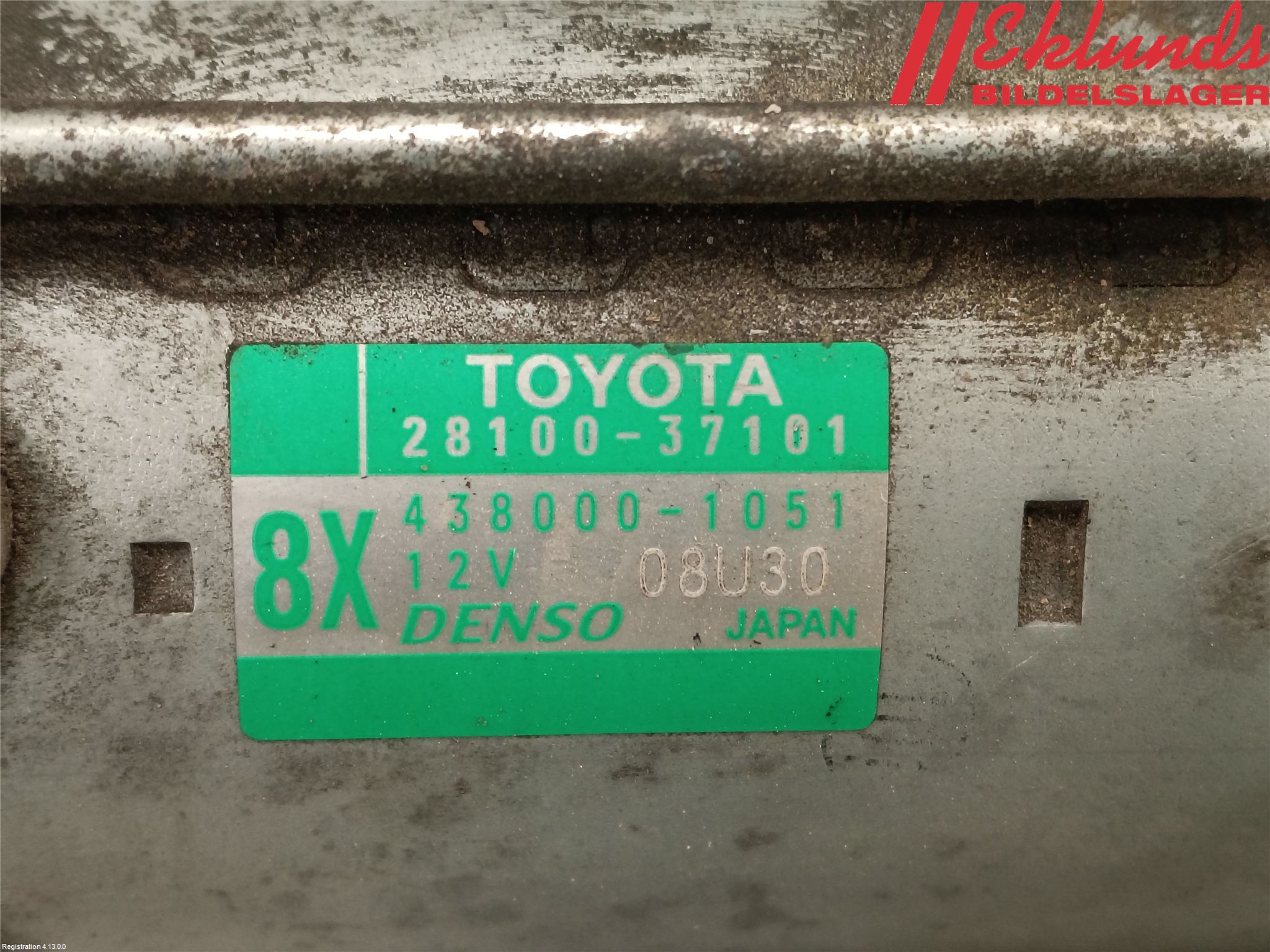Toyota RAV4 13-18 Startmotor