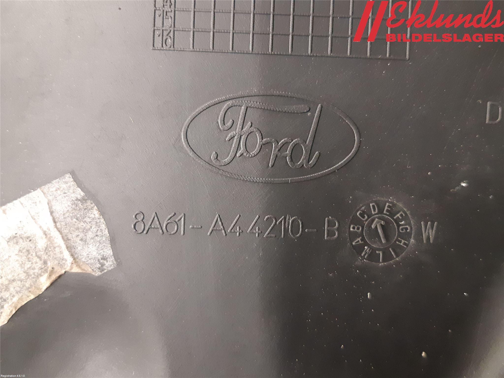 Ford FIESTA 09-12 Spoiler Baklucka
