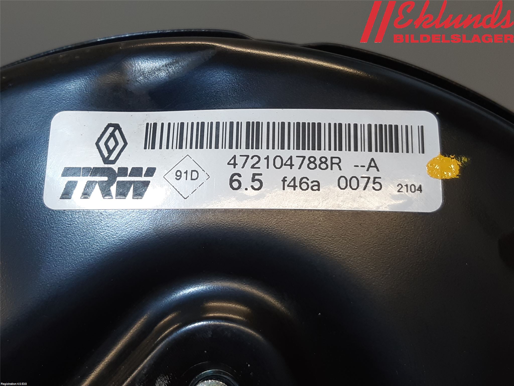 Renault CLIO IV 12-16 Bromsservo