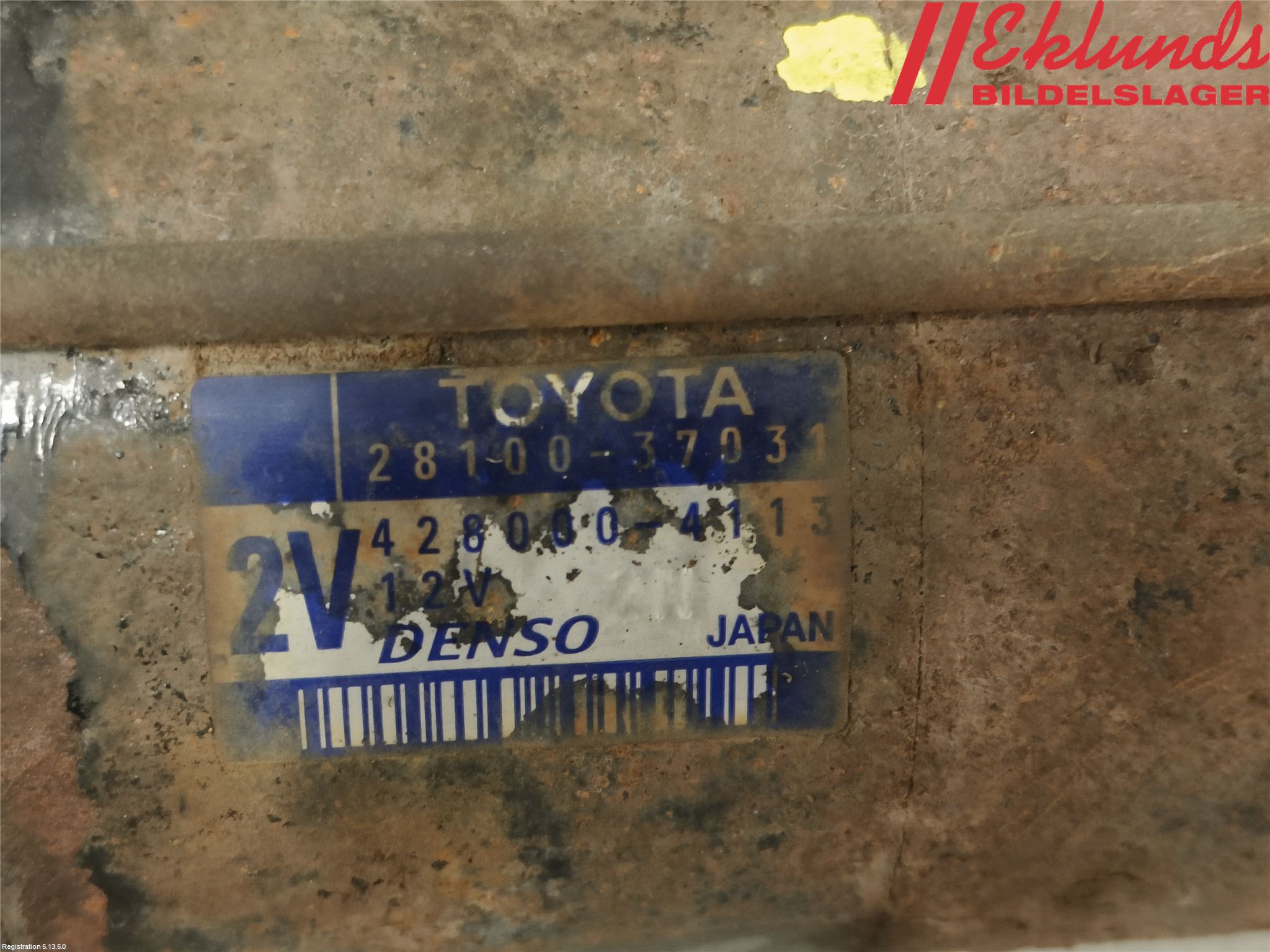 Toyota RAV 4 06-12 Startmotor