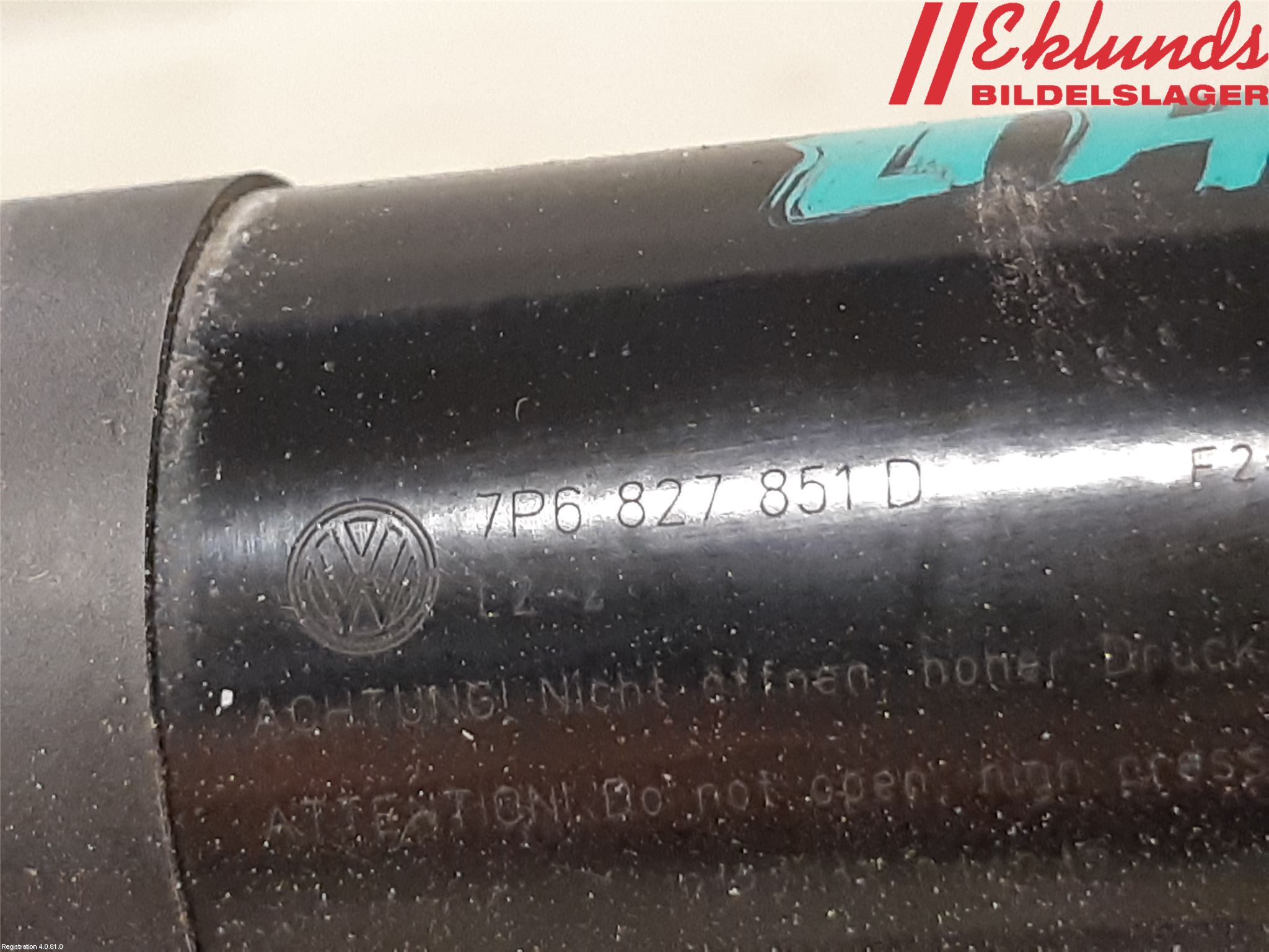 Volkswagen VW TOUAREG 7P 11-18 Bakluckeöppnare Automatisk