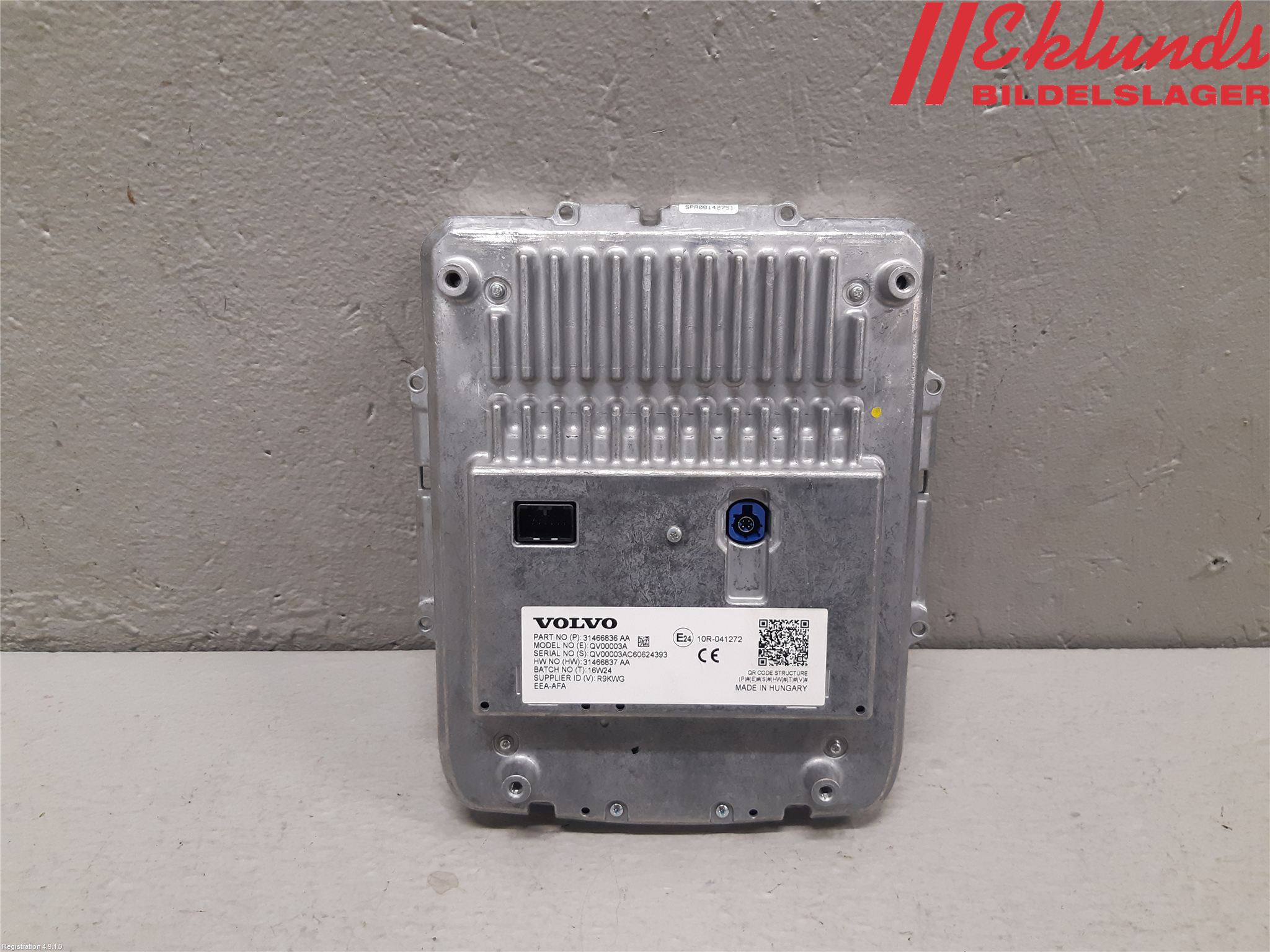 Volvo V90 17->> Multifunktionsdisplay