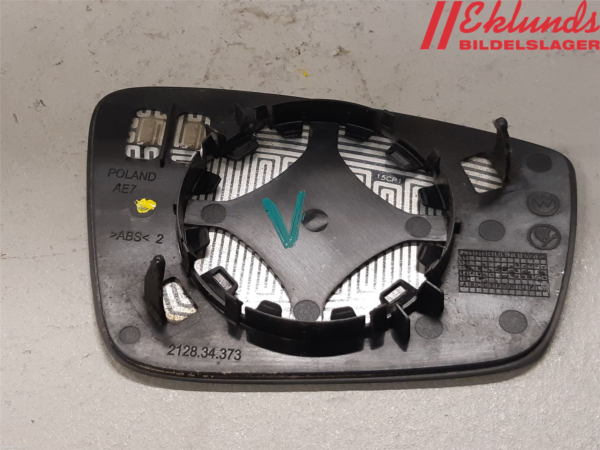 Skoda FABIA 15-21 Spegelglas Vä