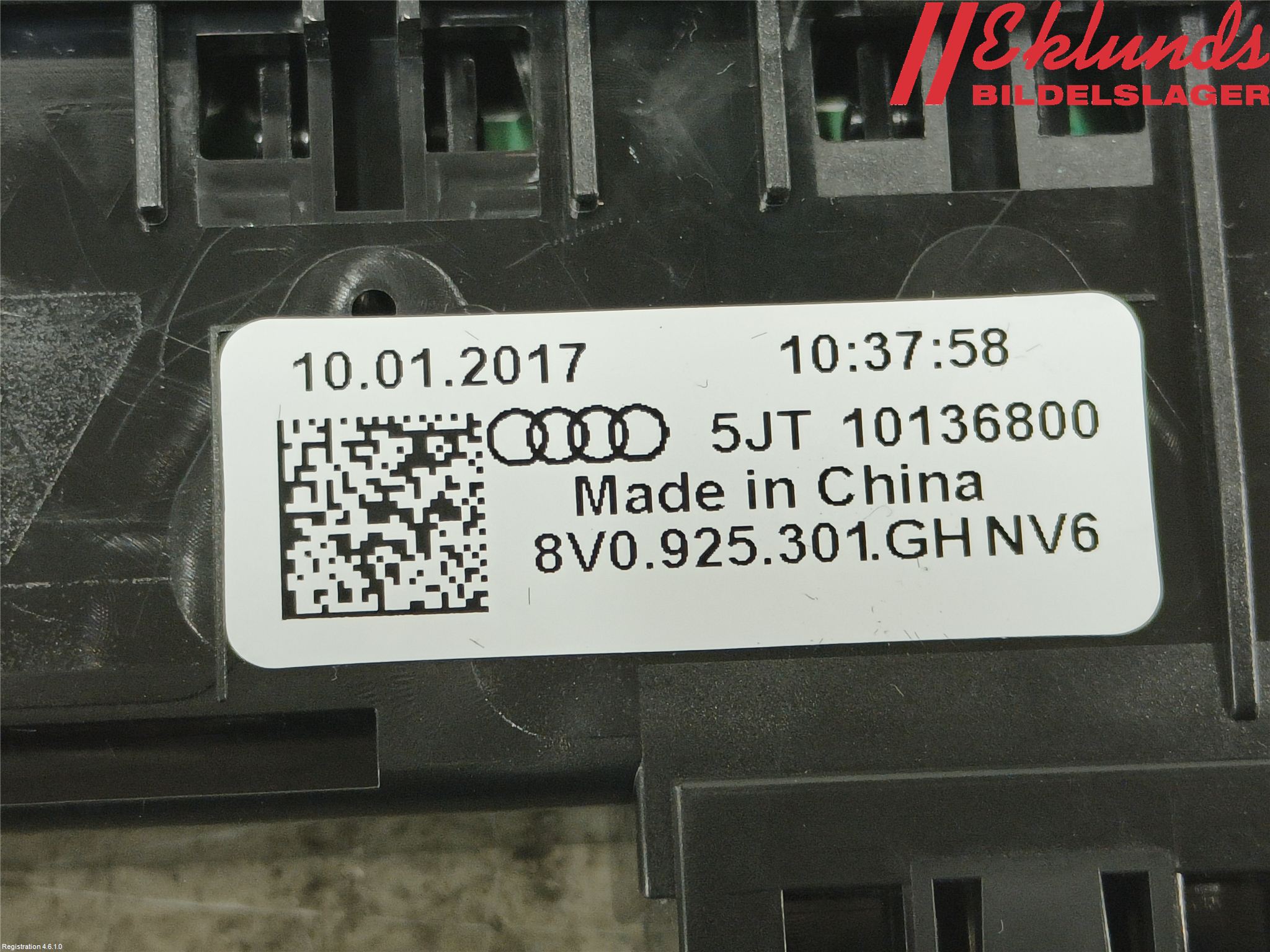 Audi A3/S3 8V 13-20 Strömställare Varnings