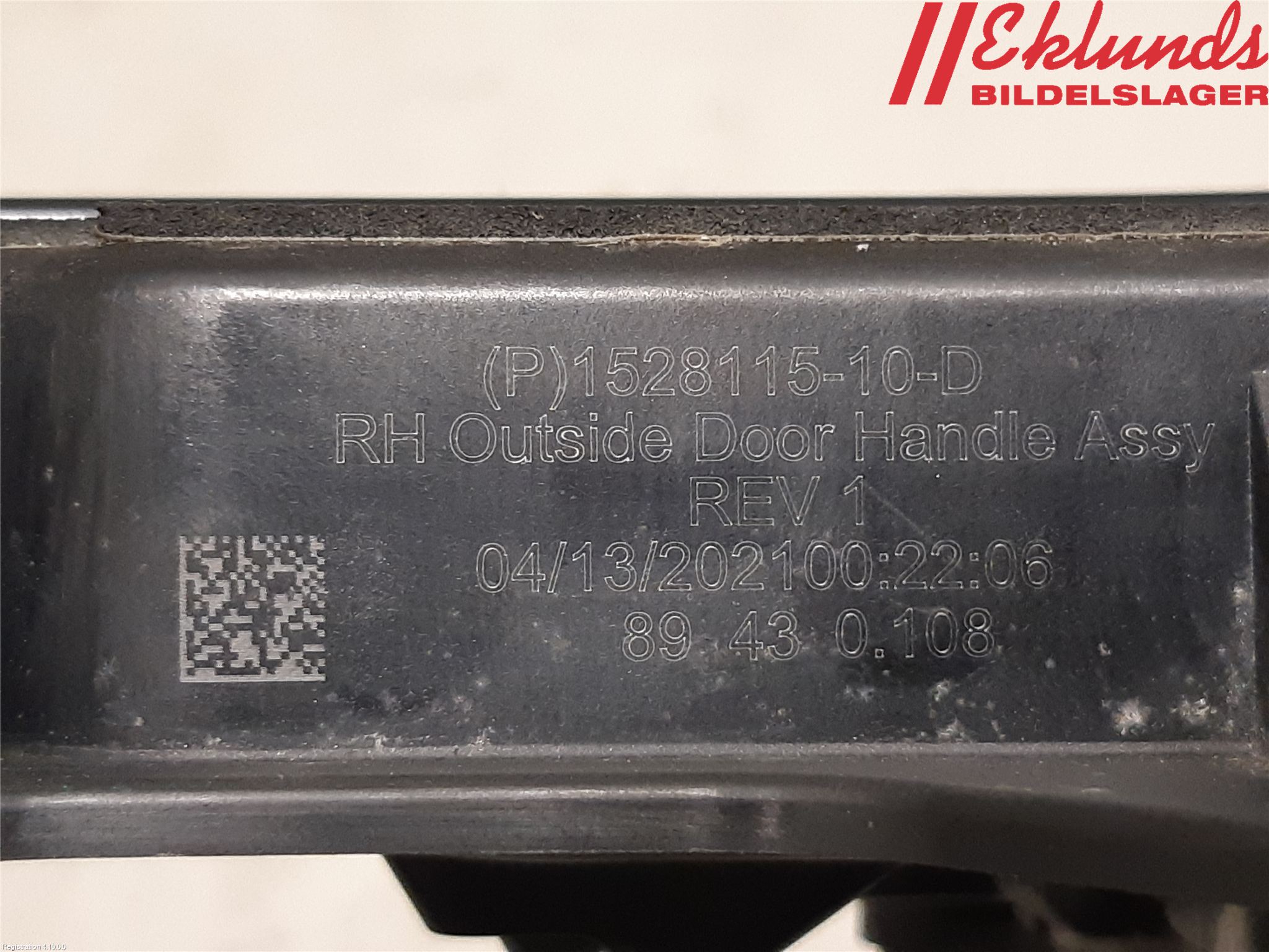 Tesla MODEL 3 17- Dörrhandtag Yttre Hö