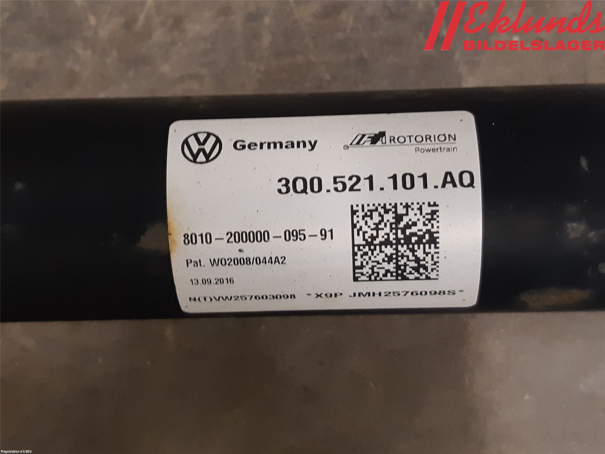 Skoda SUPERB 16-24 Mellanaxel Komp