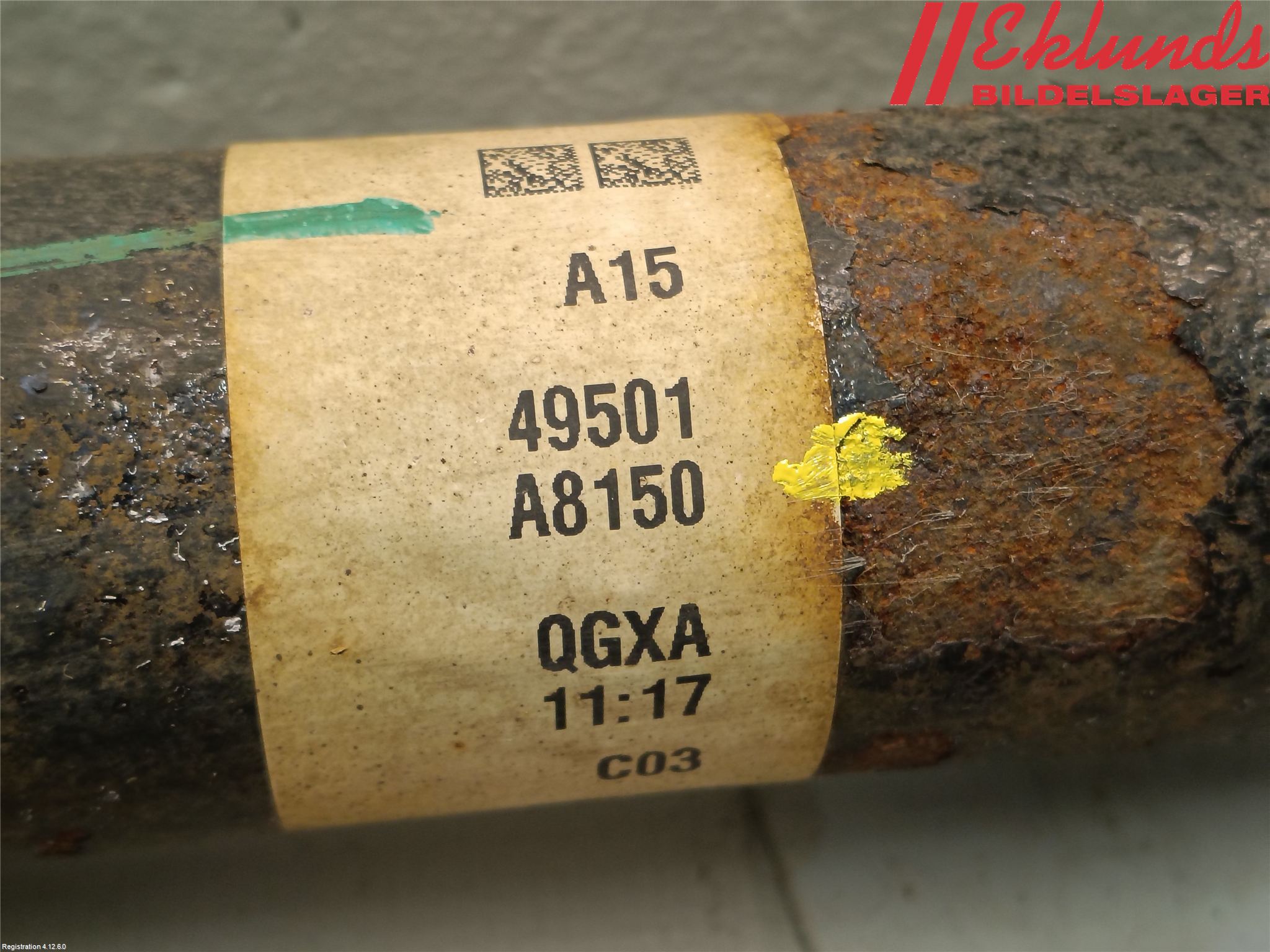 Kia OPTIMA 16-20 Drivaxel Fram Höger