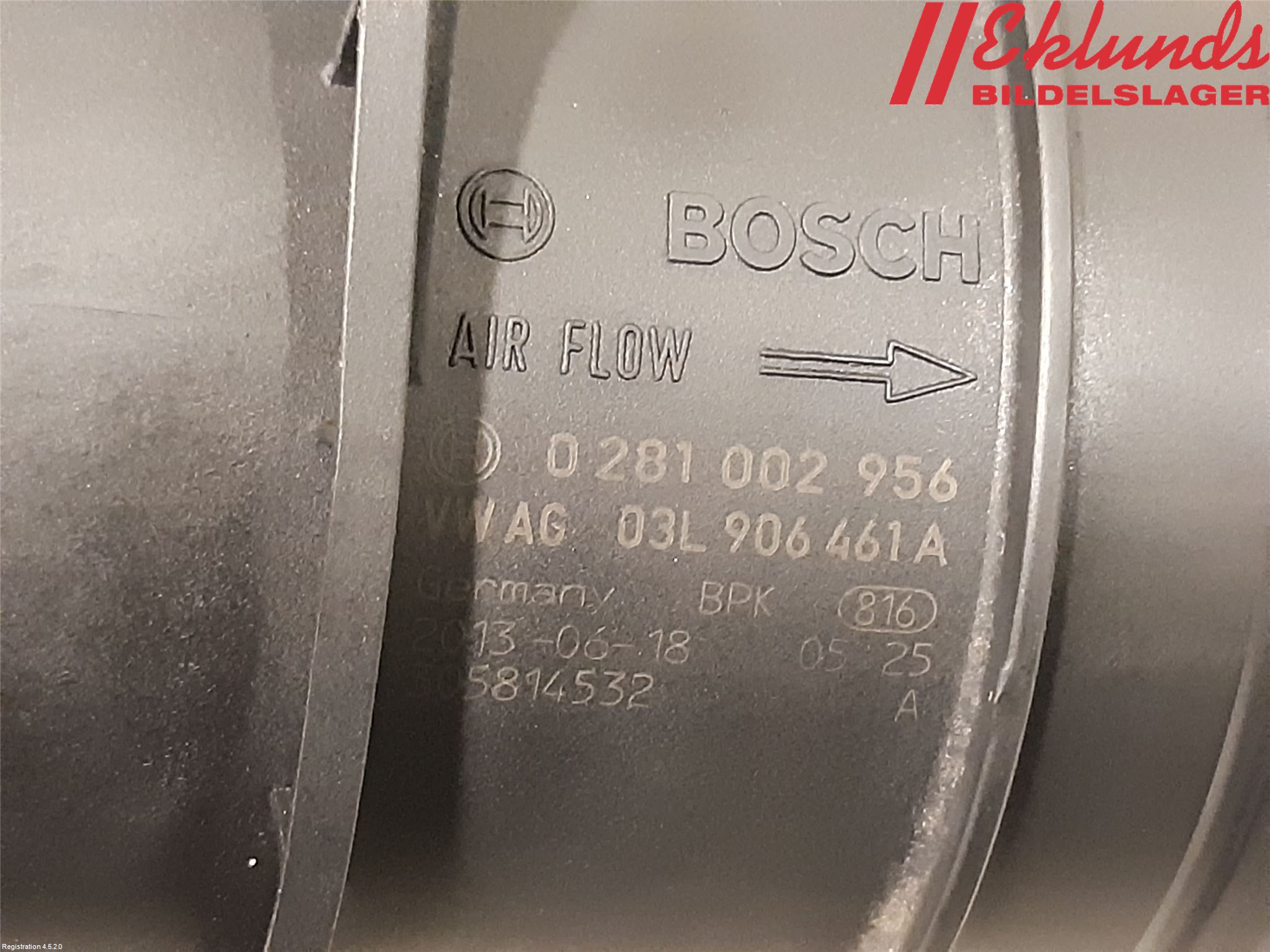 Audi A6/S6 4G 11-18 Injluftmassamätare