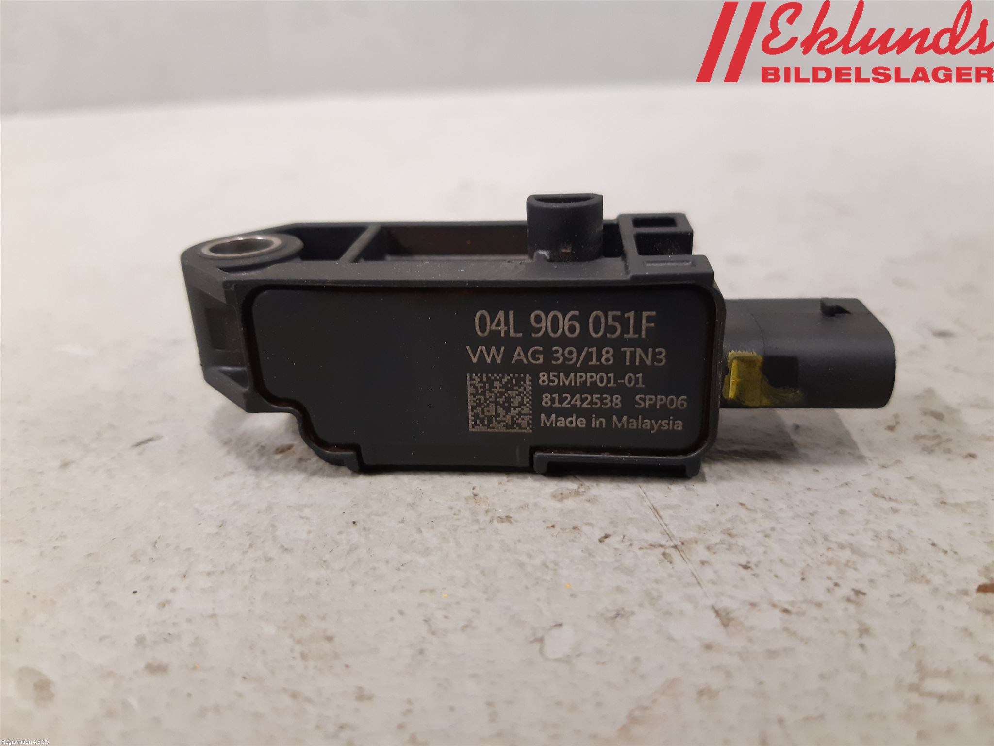 Volkswagen VW GOLF / E-GOLF VII 13-20 Givare Temp-Tryck Avgas