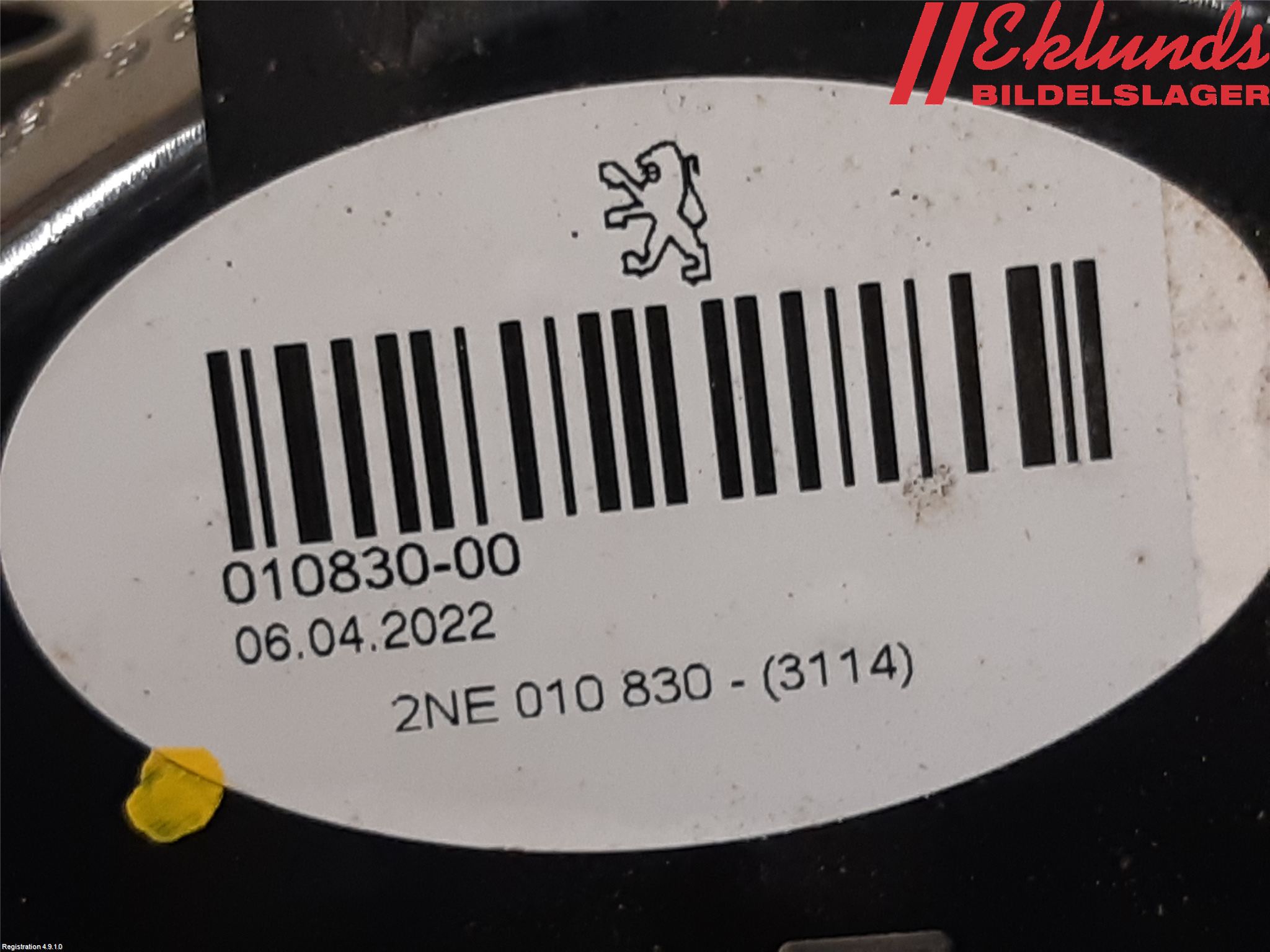 Peugeot 208 12-15 Bromsljus Bakruta