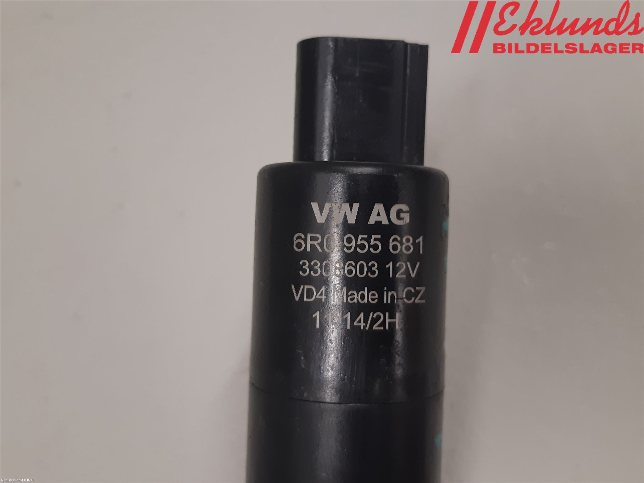 Volkswagen VW PASSAT 11-14 Spolarpump Högtryck