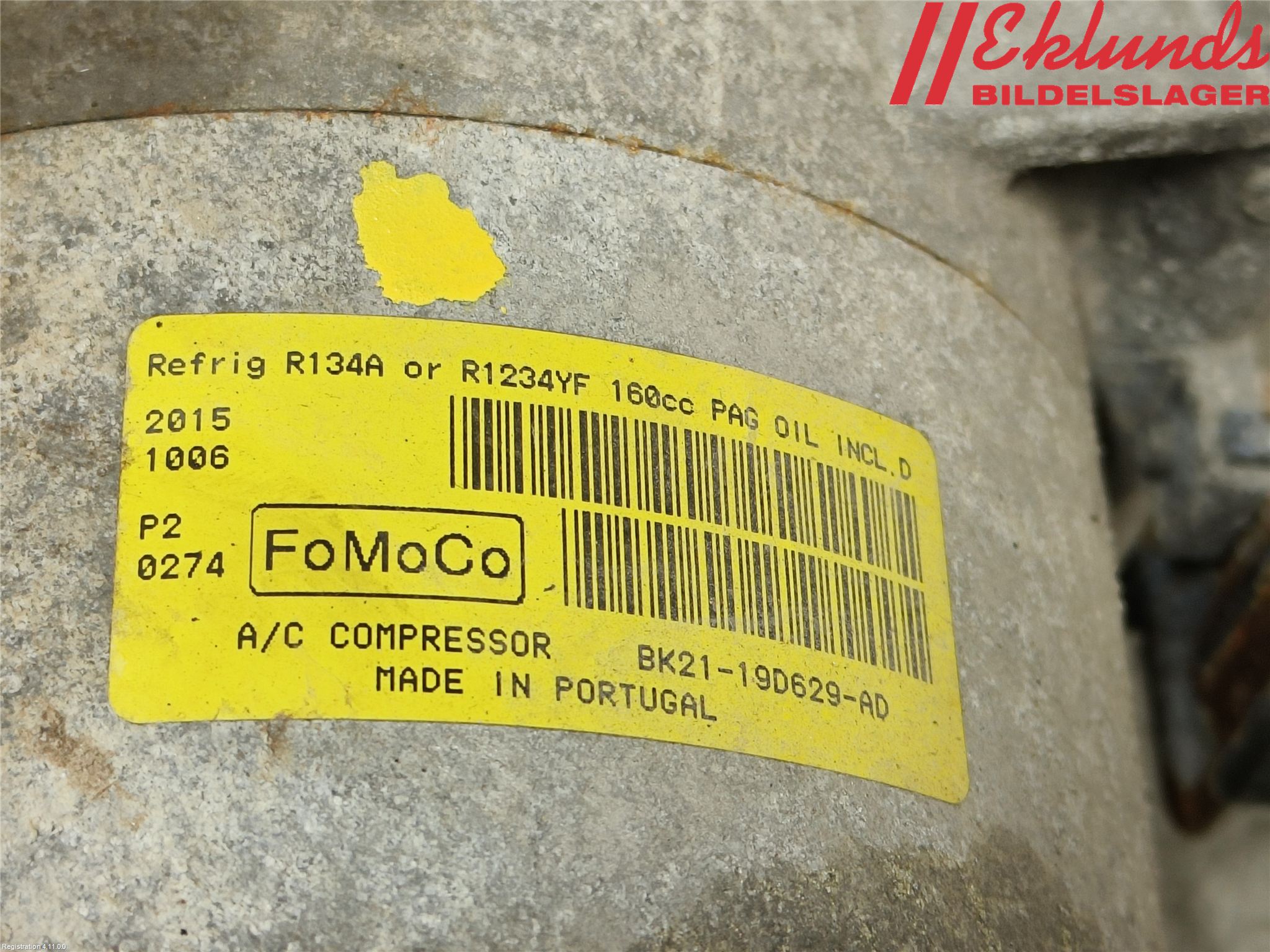 Ford TRANSIT/TOURNEO CUSTOM 13-24 Ac Kompressor