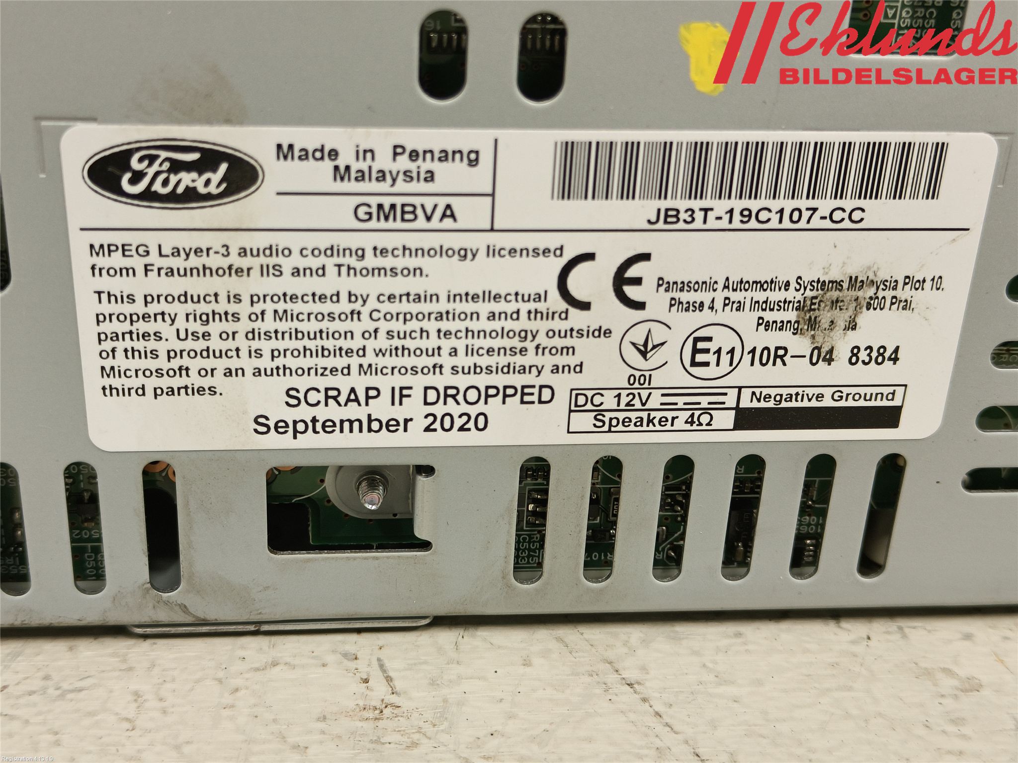 Ford RANGER 22- Cd Radio - Multimediapanel