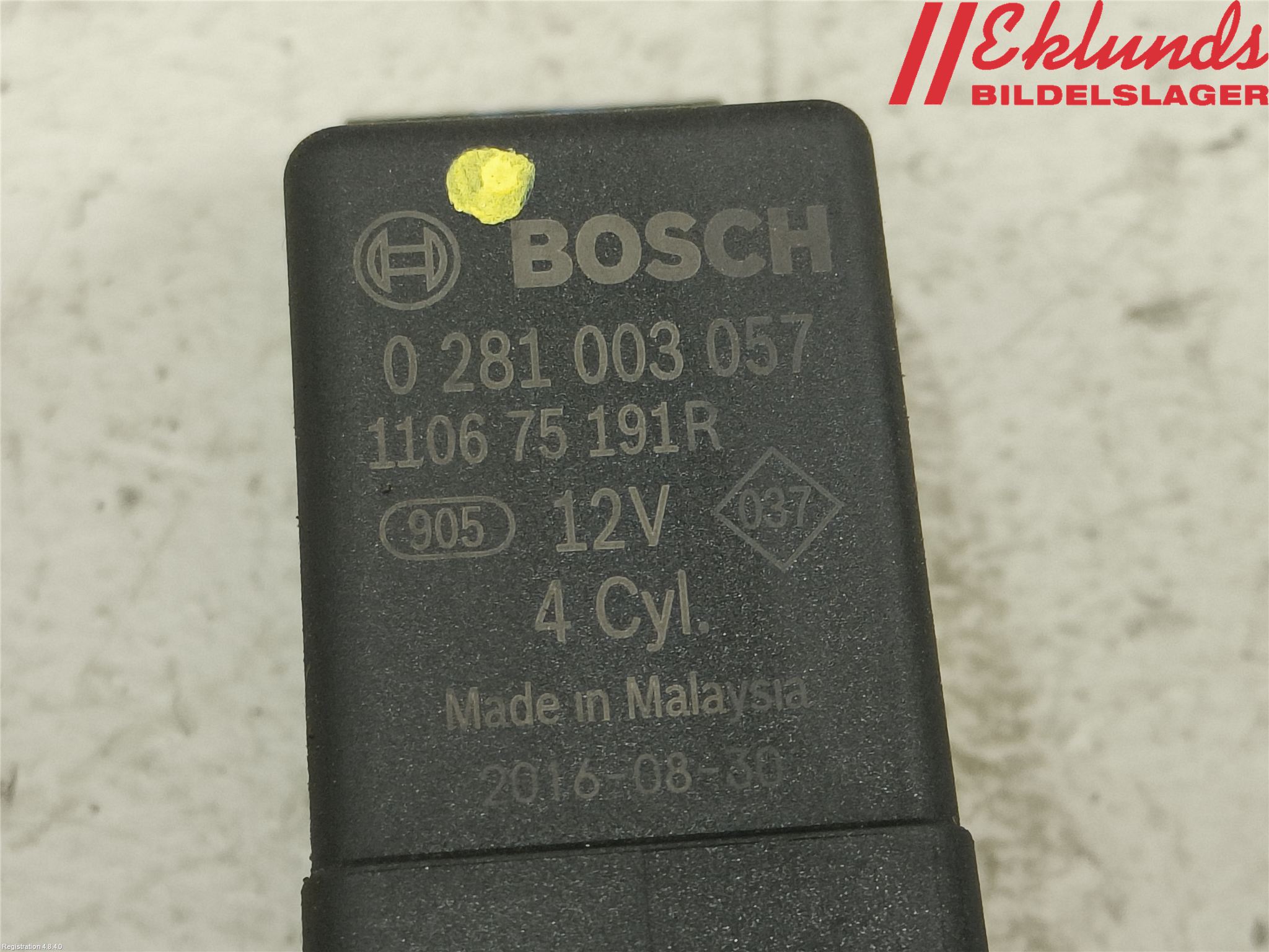 Fiat TALENTO 16- Relä Glödning Diesel