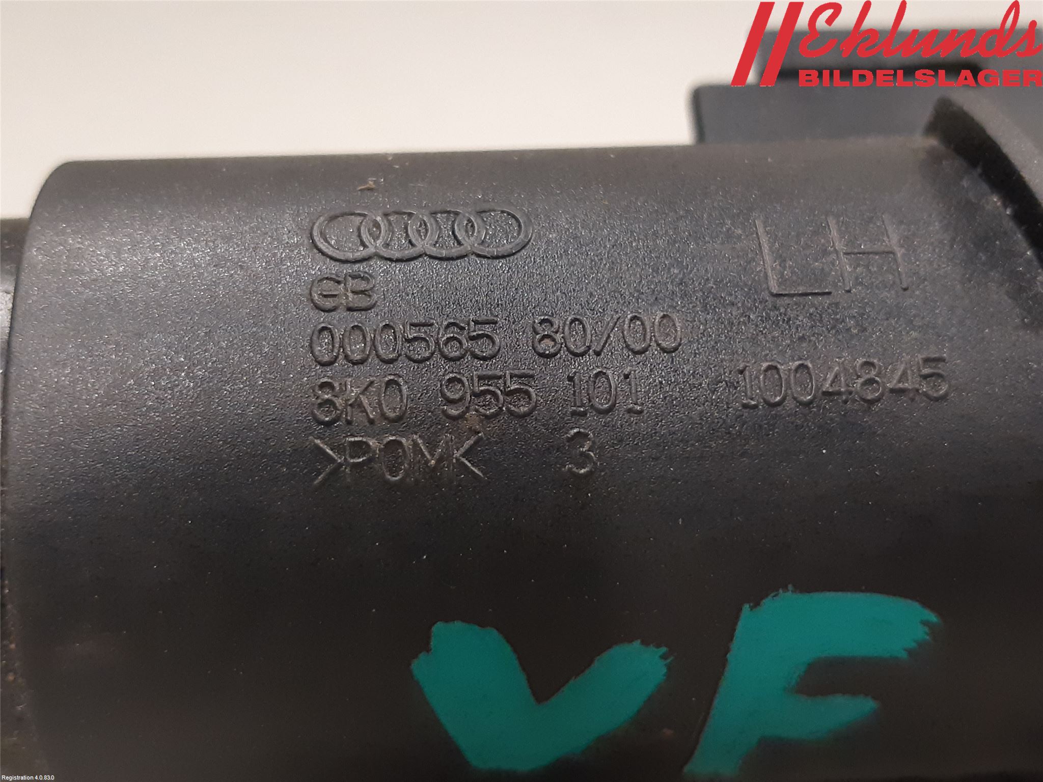 Audi A4/S4 08-11 Spolarmunstycke Strålkastare