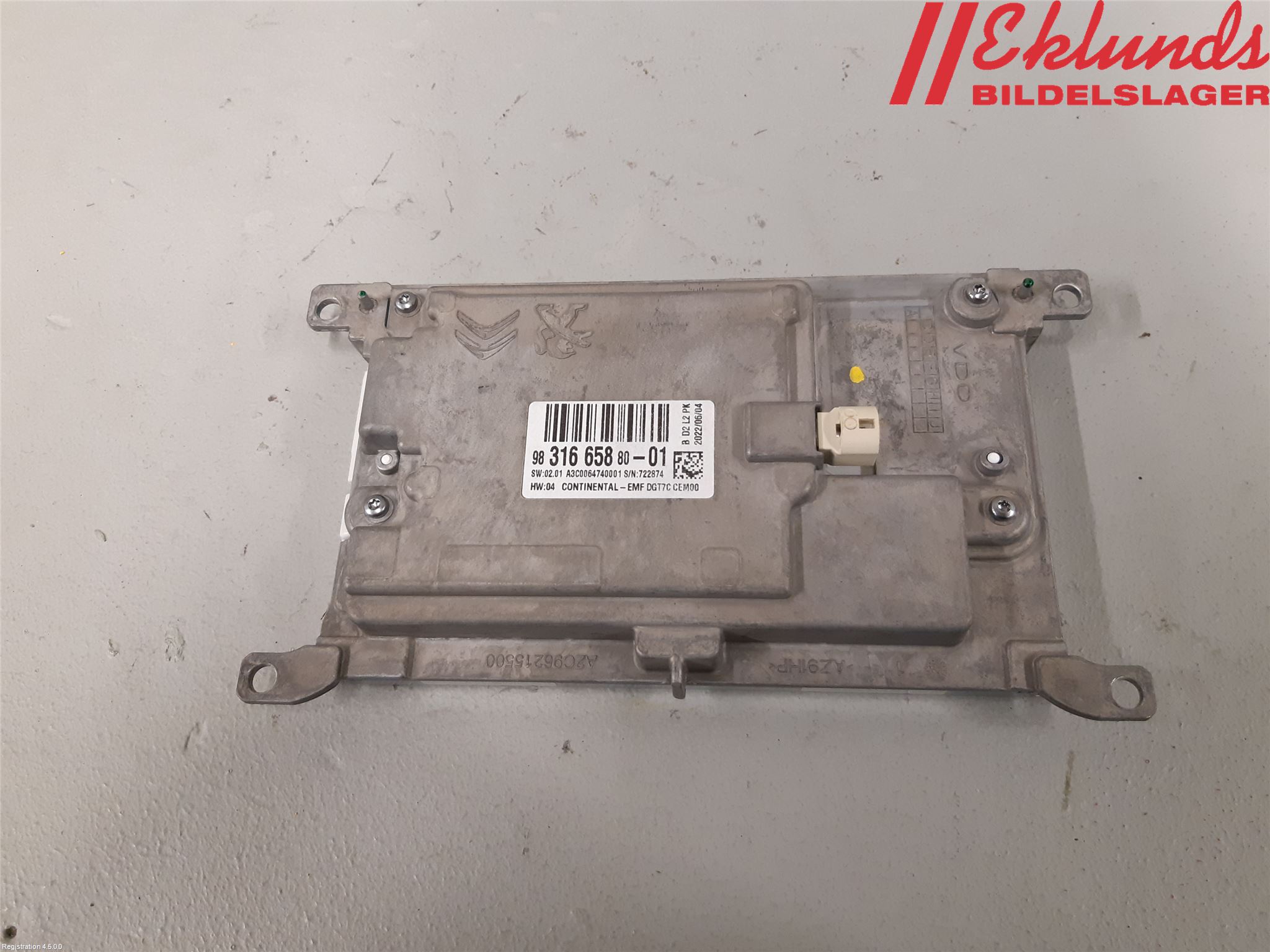 Citroen JUMPY/E-JUMPY 16- Bildskärm