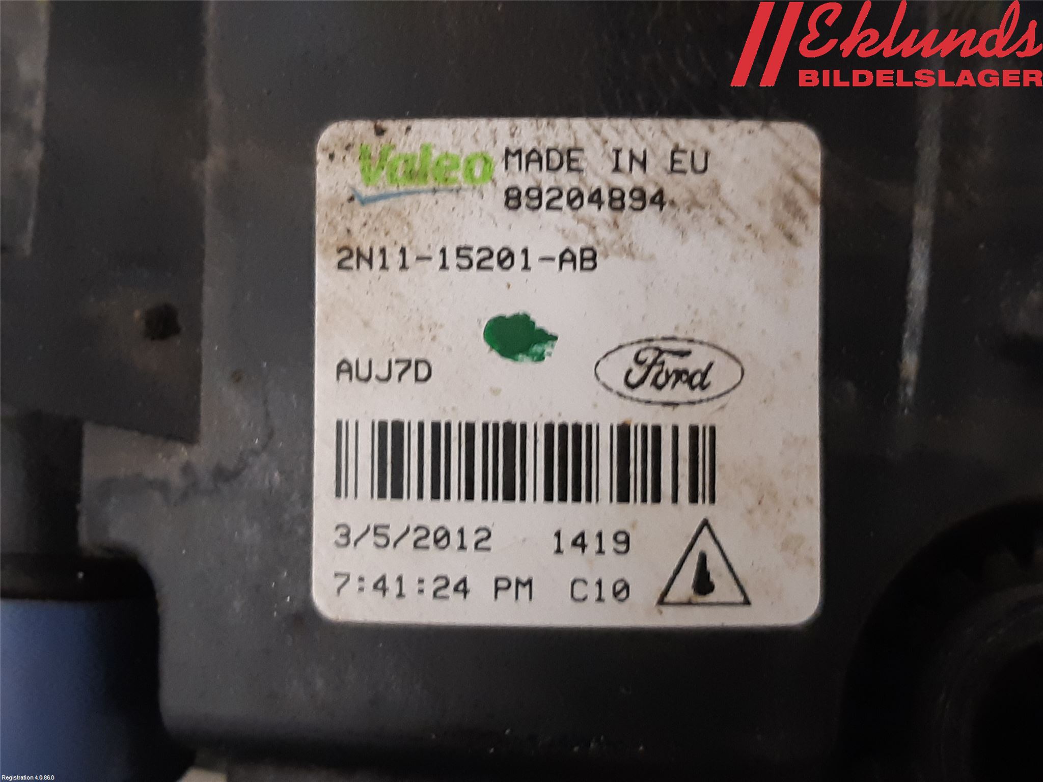 Ford FOCUS 11-14 Dimljus-Varselljus Fram