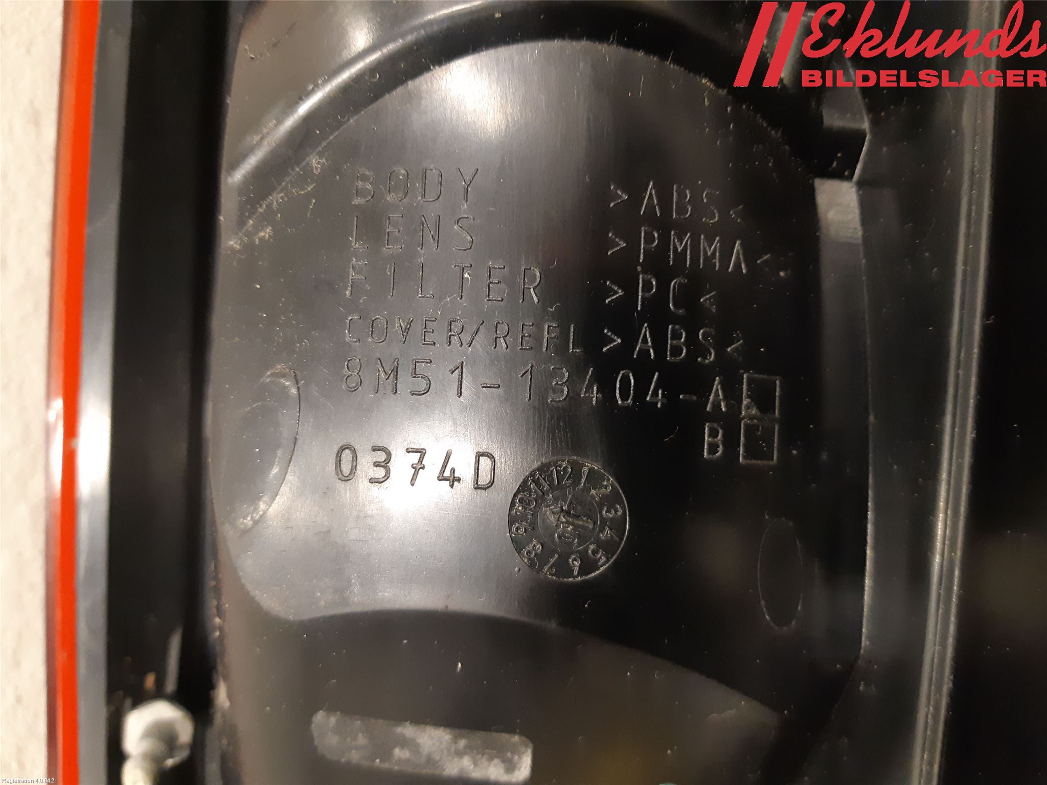 Ford FOCUS 08-11 Bakljus Höger