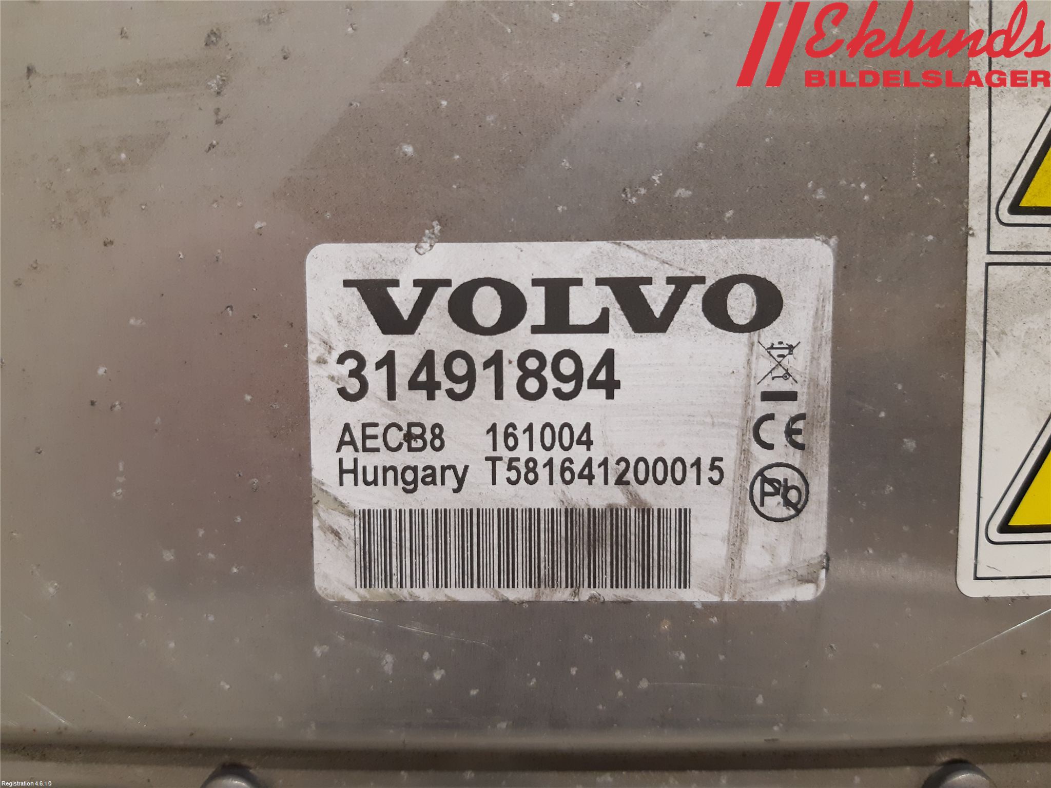 Volvo XC90/RECHARGE 16- Batteriladdare Högspänning