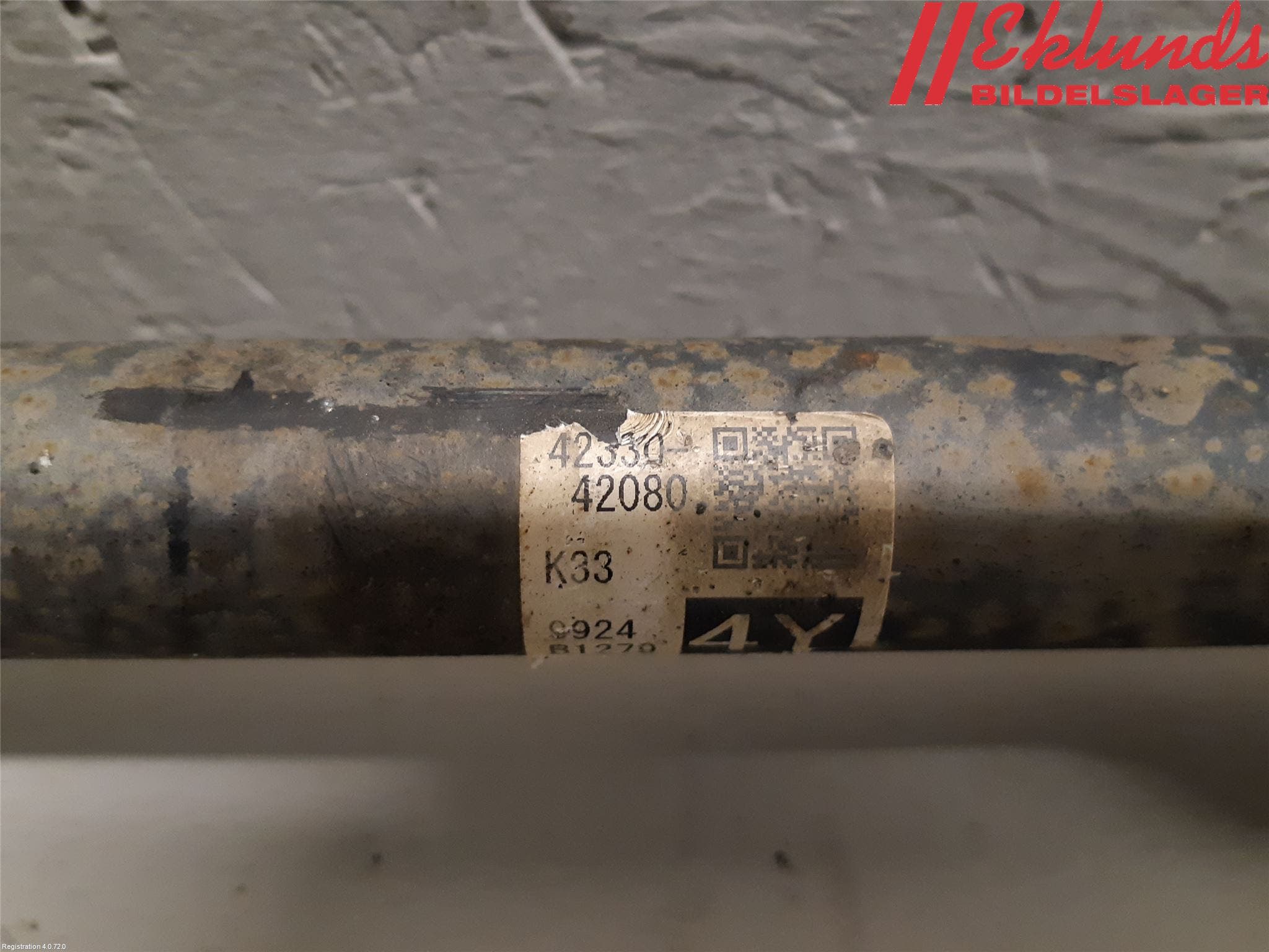 Toyota RAV4 19- Drivaxel Bak Höger