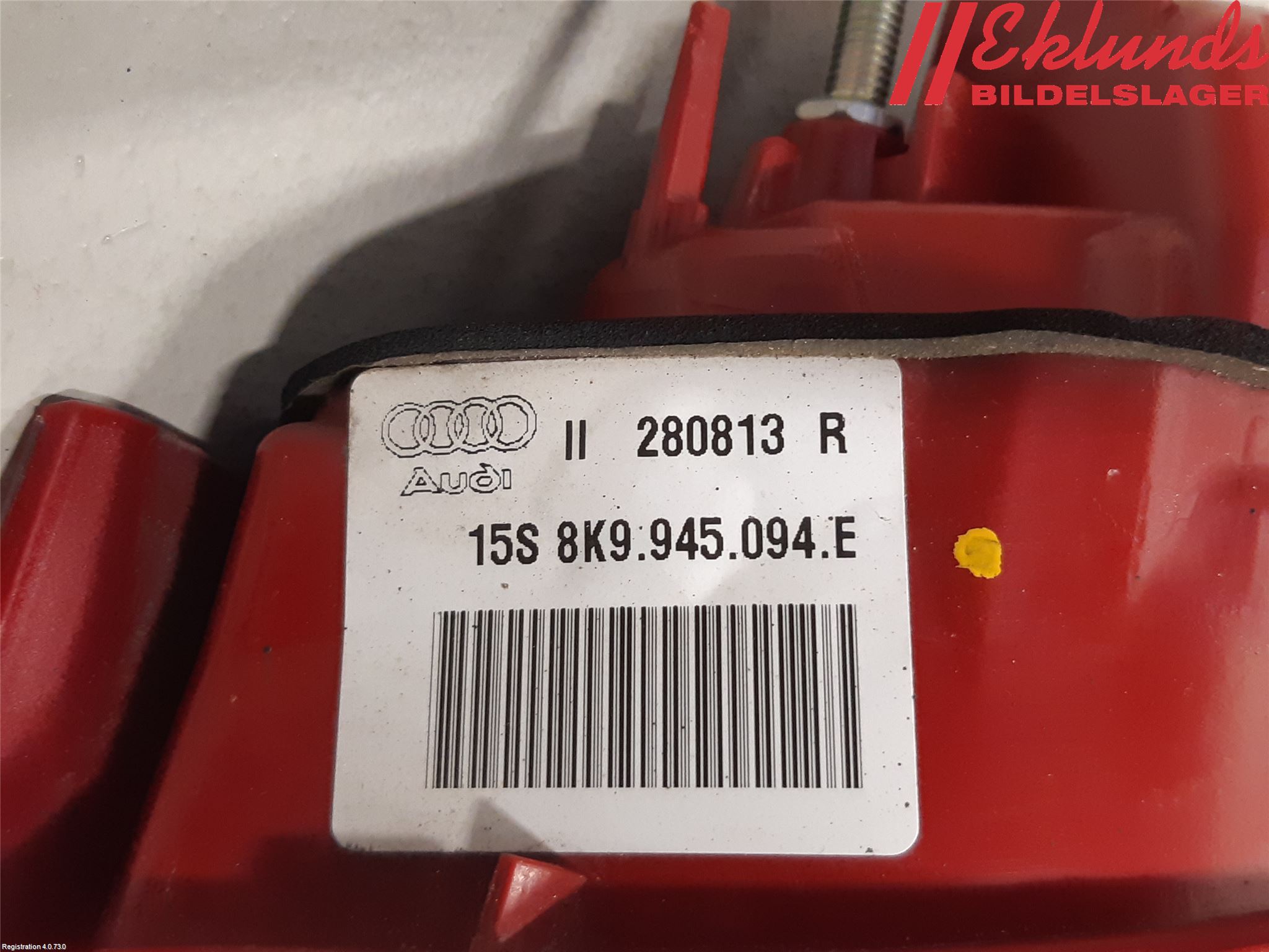 Audi A4 12-15 Bakljus Lucka Hö