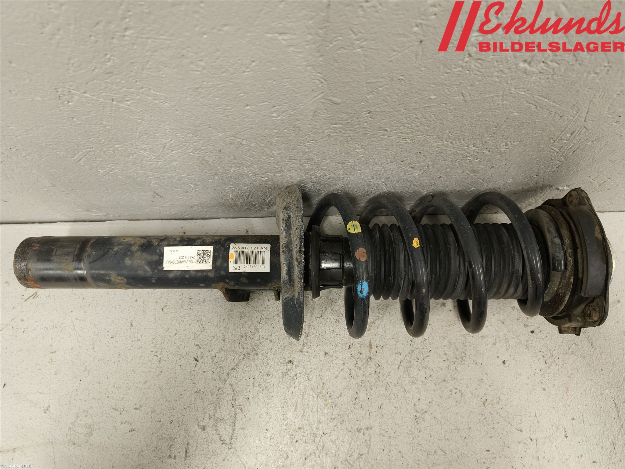 Volkswagen VW CADDY 16-20 Fjäderben Fram Höger