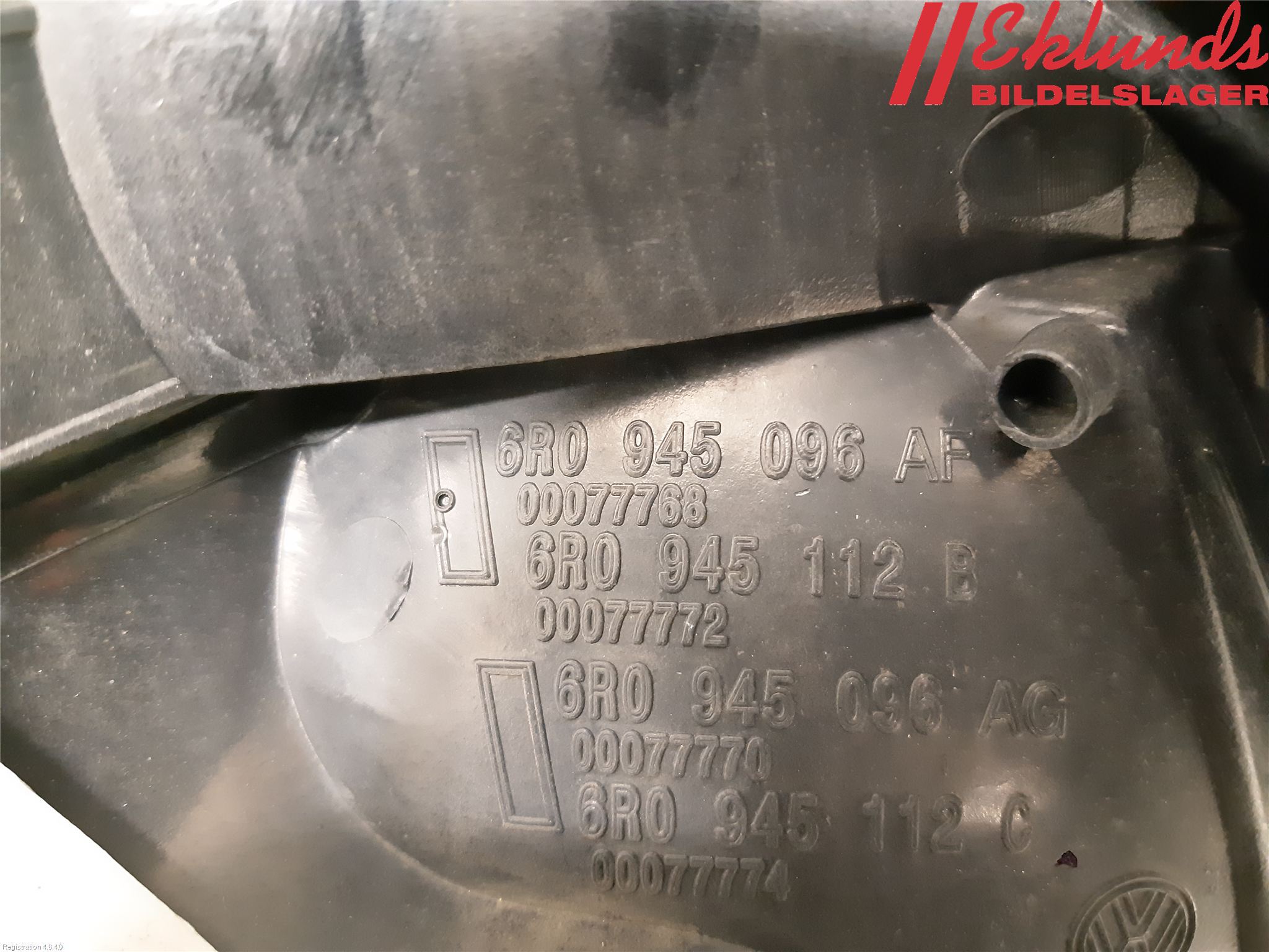 Volkswagen VW POLO 10-17 Bakljus Höger