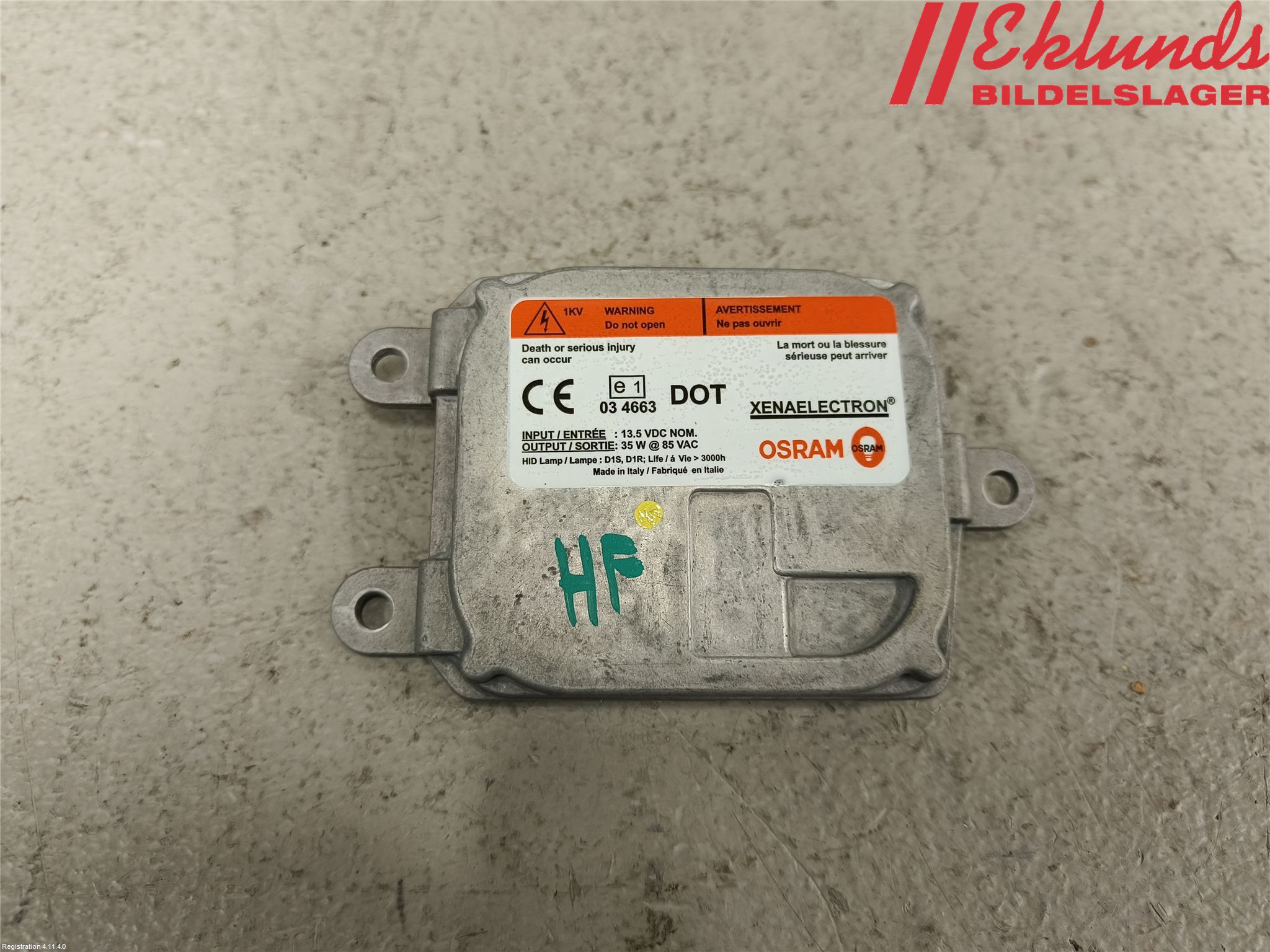 Ford MONDEO 07-15 Styrenhet Strålkastare