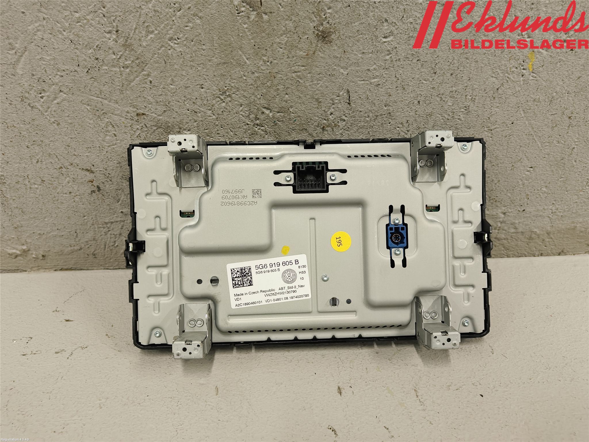 Volkswagen VW PASSAT 15-19 Multifunktionsdisplay