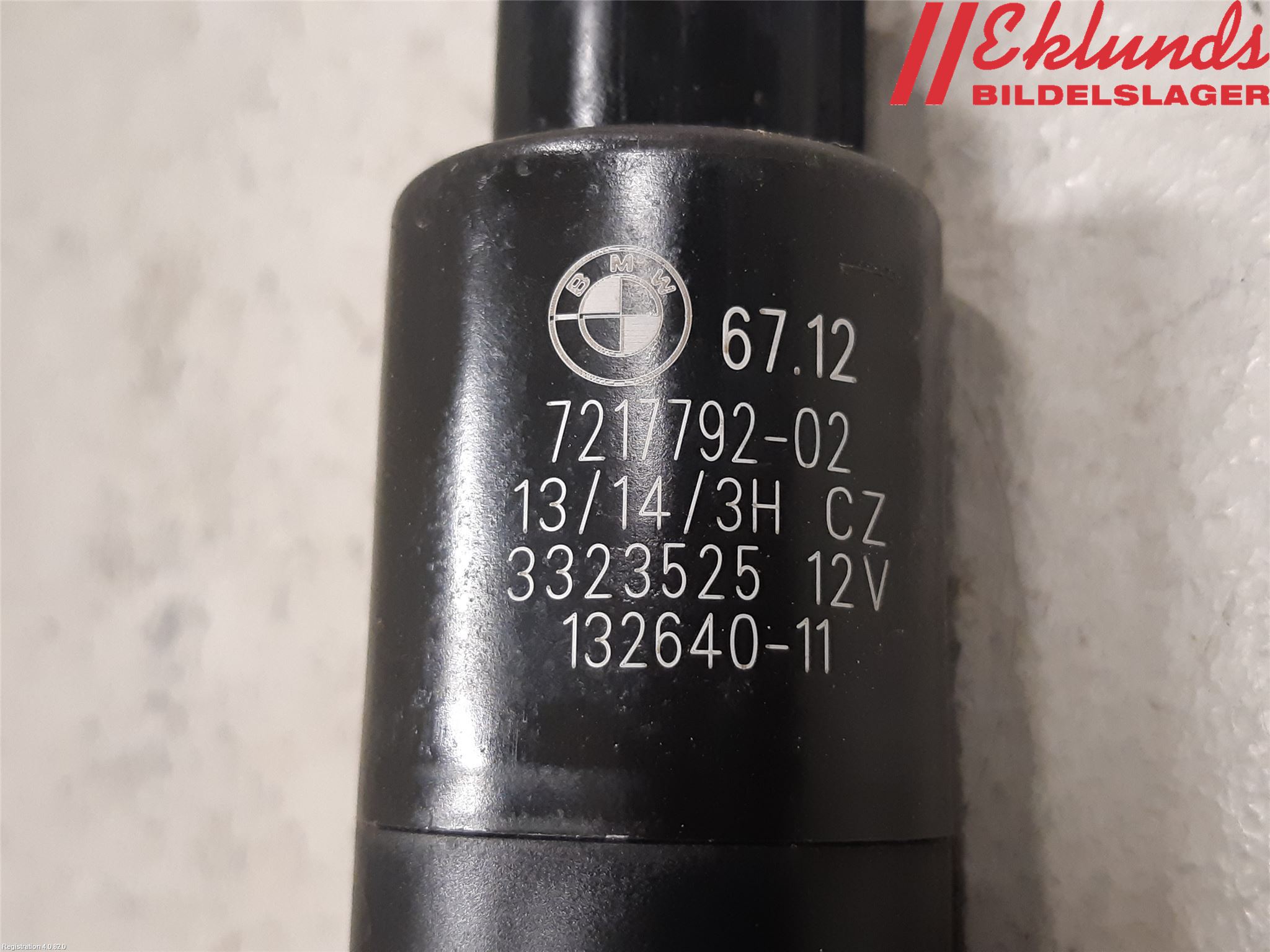 BMW 4 F32/F33/F82/F83 13-20 Spolarpump Högtryck