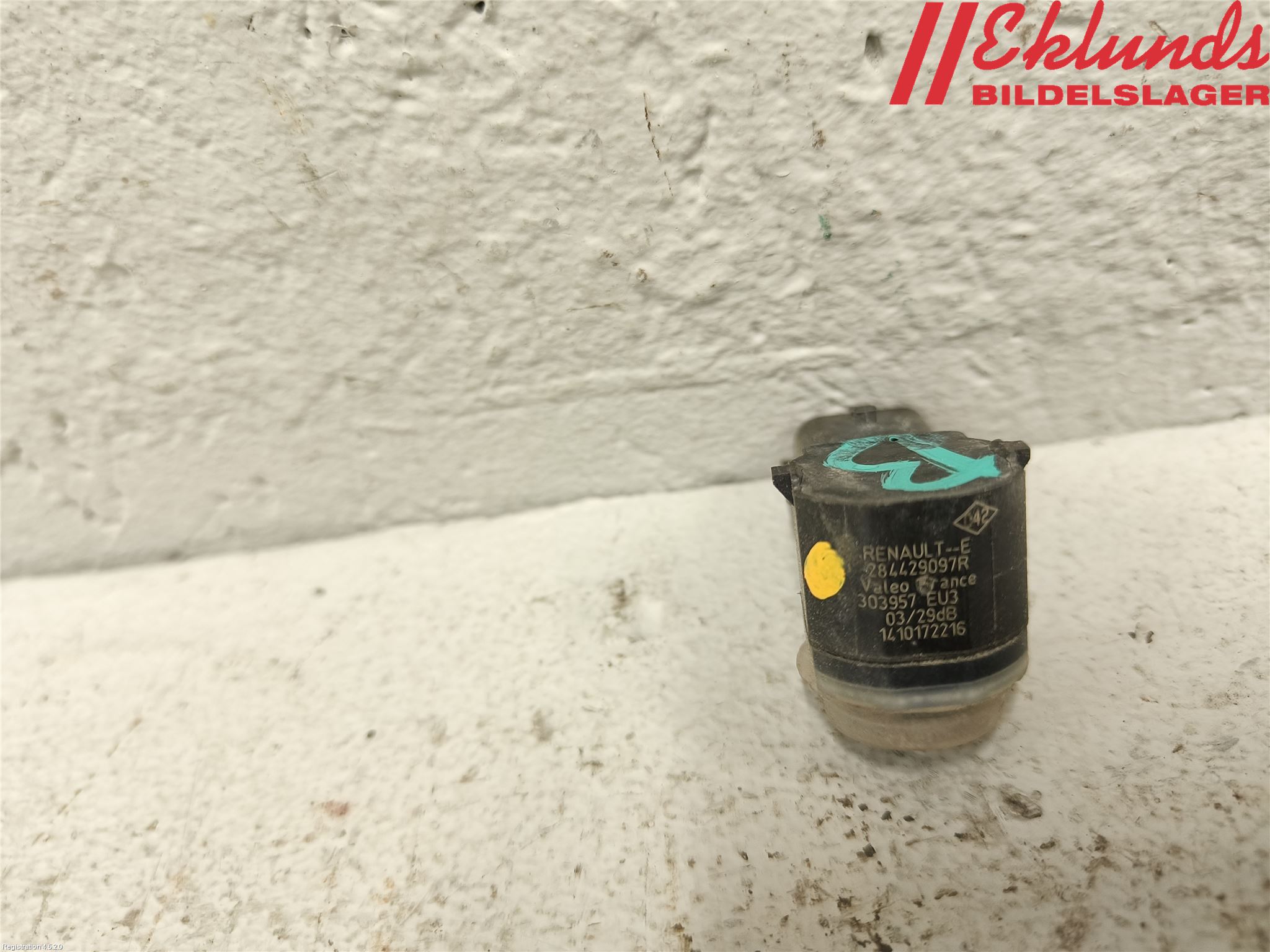 Renault KANGOO II 15-21 Parkeringshjälp Backsensor