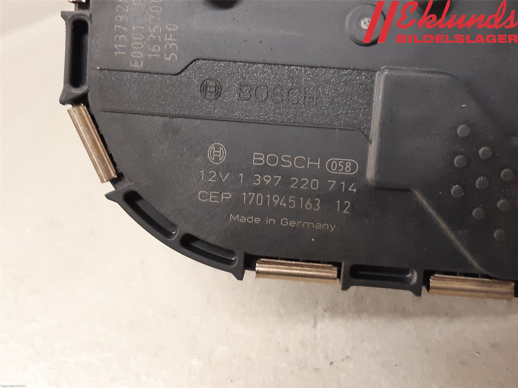 Opel ASTRA K 16-22 Torkarmotor Vindruta