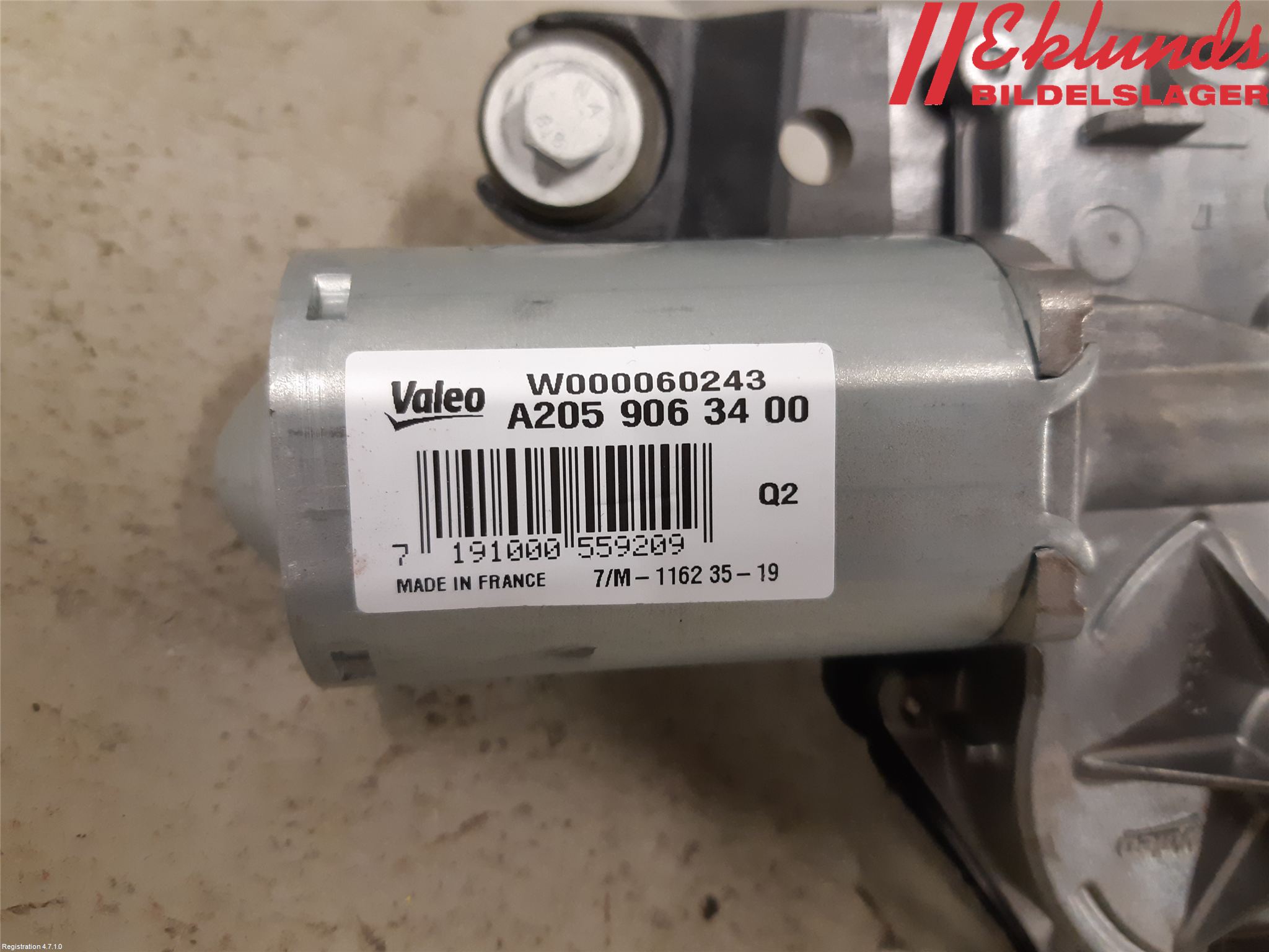 Mercedes-Benz MB C-KLASS (W205) 14-21 Torkarmotor Baklucka