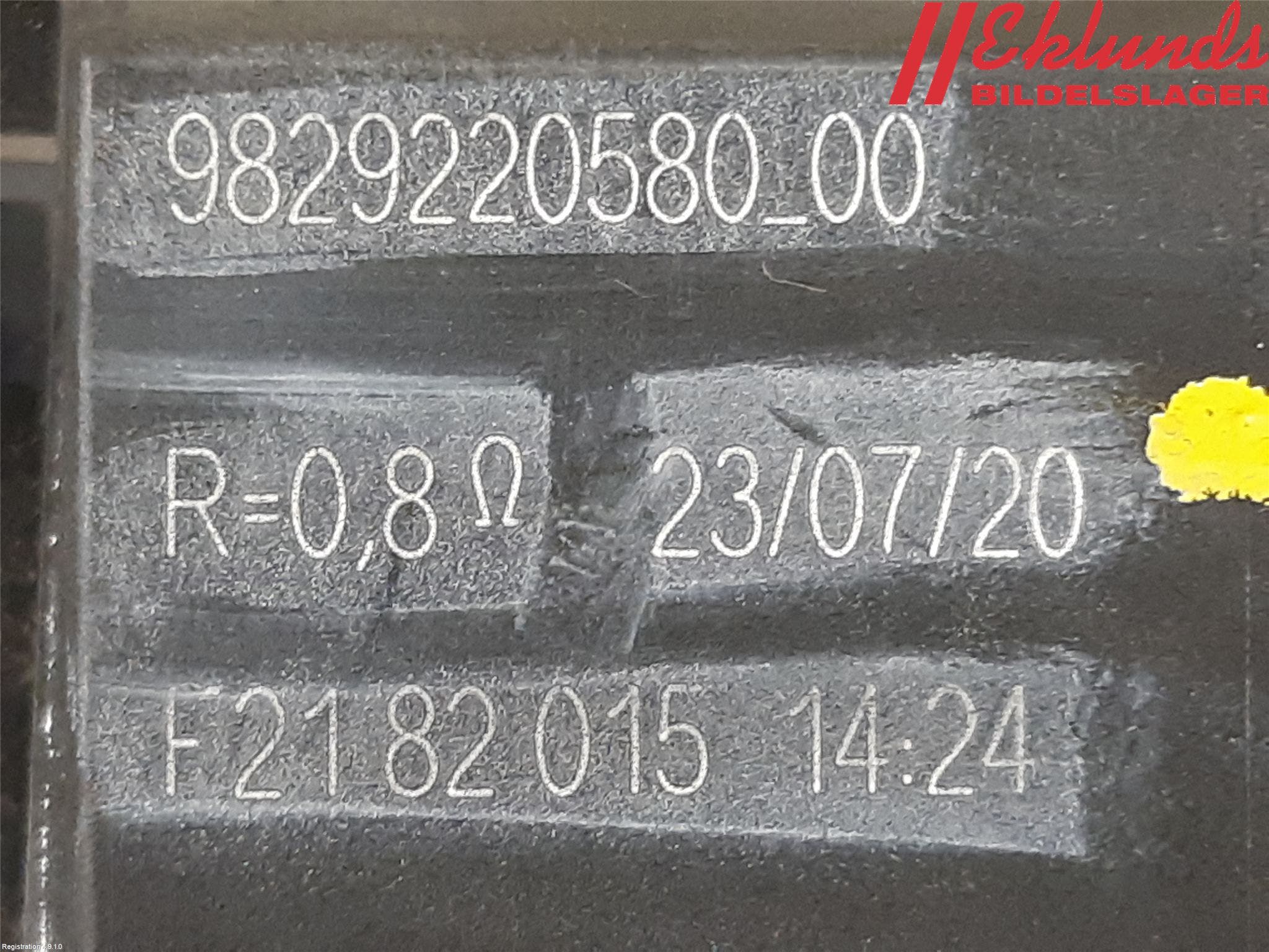 Toyota PROACE II 16- Relä Kylfläkt