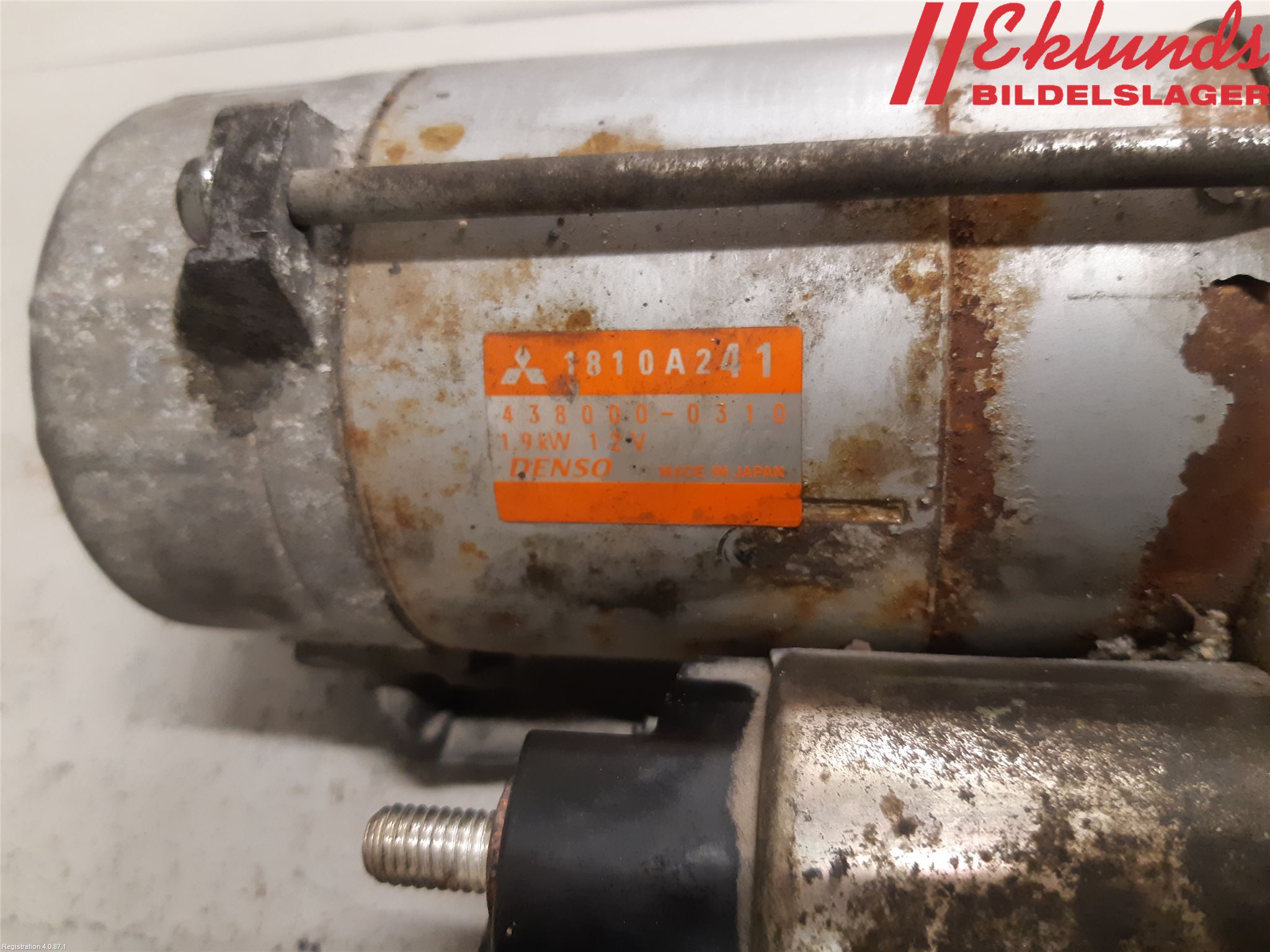 Mitsubishi OUTLANDER 13-21 Startmotor Diesel