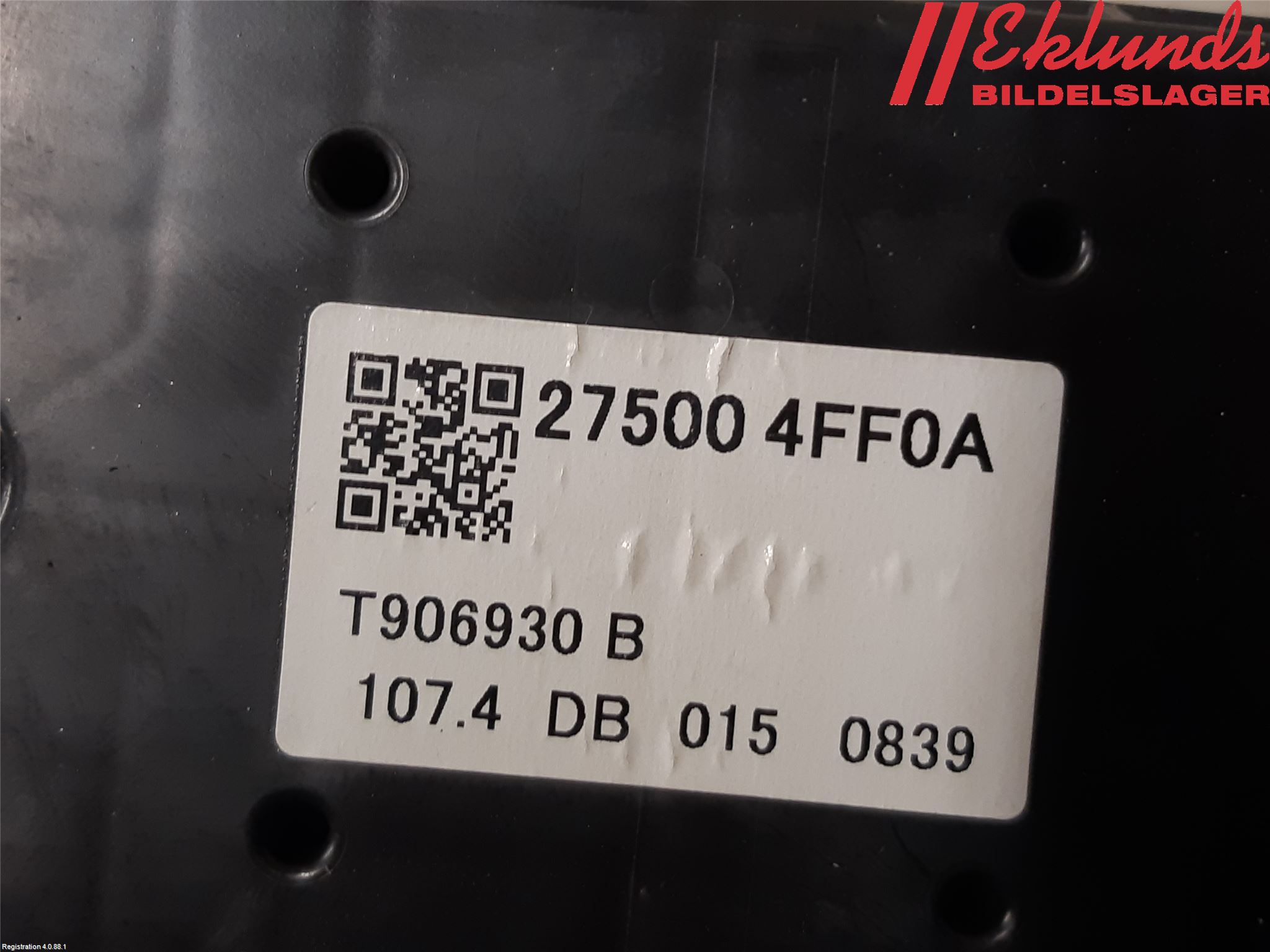 Nissan E-NV200/EVALIA Ac Styrenhet Ac Manöveren