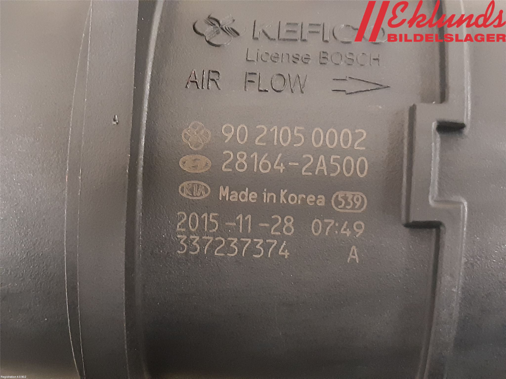 Kia CEED 12-18 Injluftmassamätare