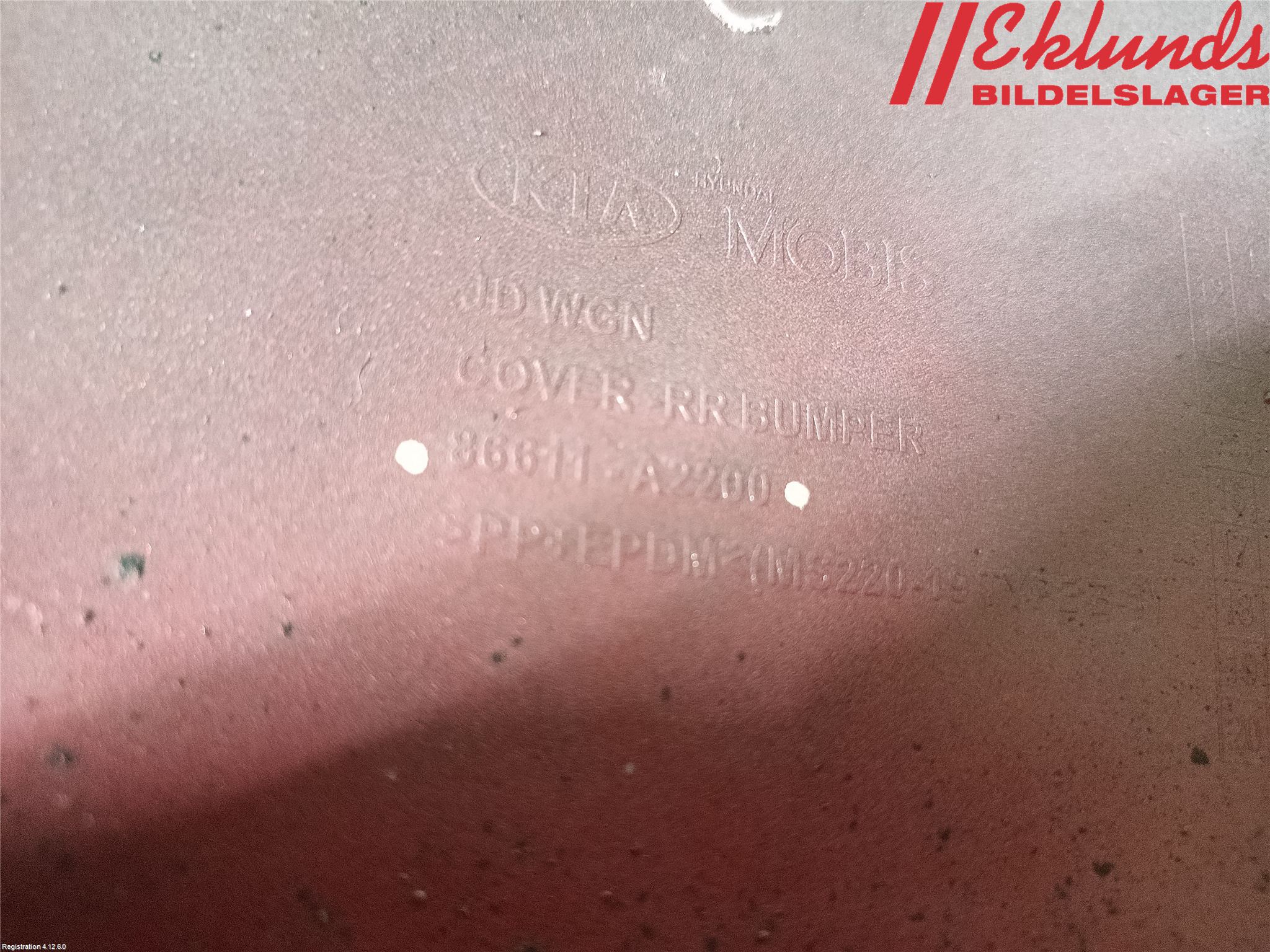 Kia CEED 12-18 Stötfångarbeklädnad Bak