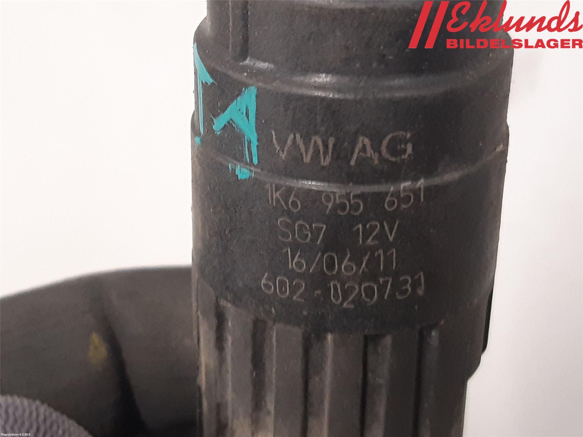 Volkswagen VW GOLF VI 09-13 Spolarpump Vindruta