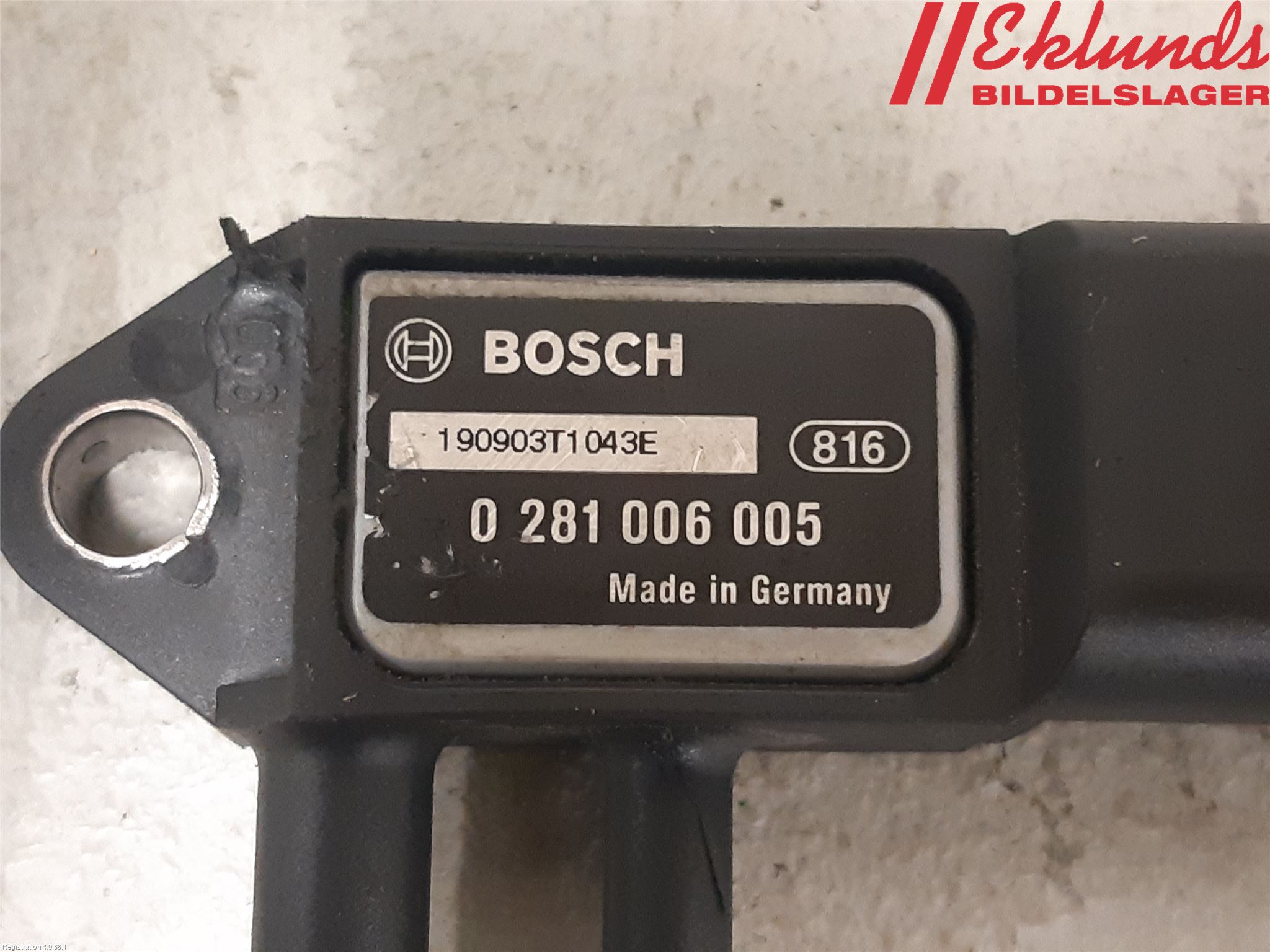 Audi A5 07-16 Givare Temp-Tryck Avgas