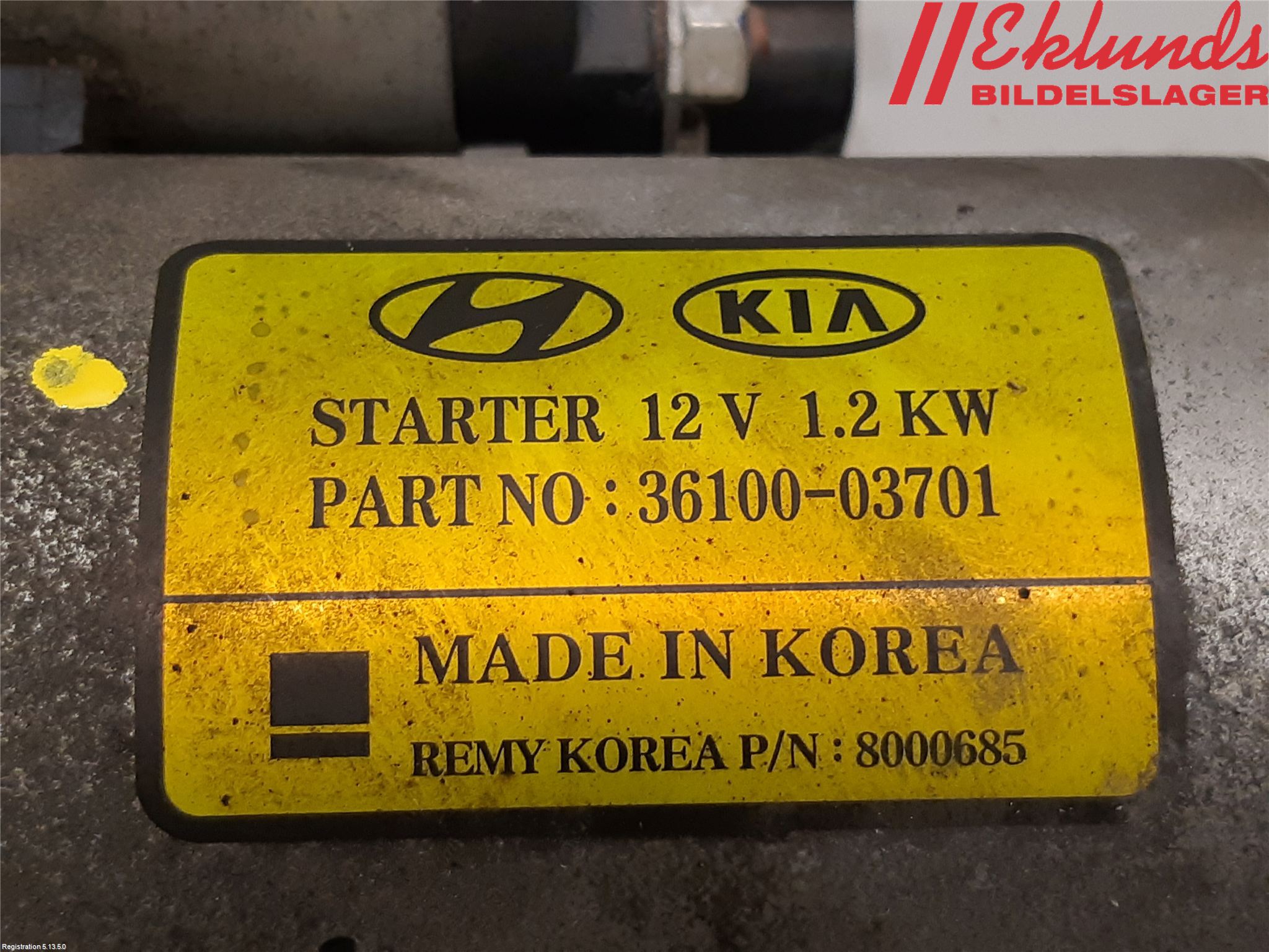 Hyundai i30 PD 17- Startmotor