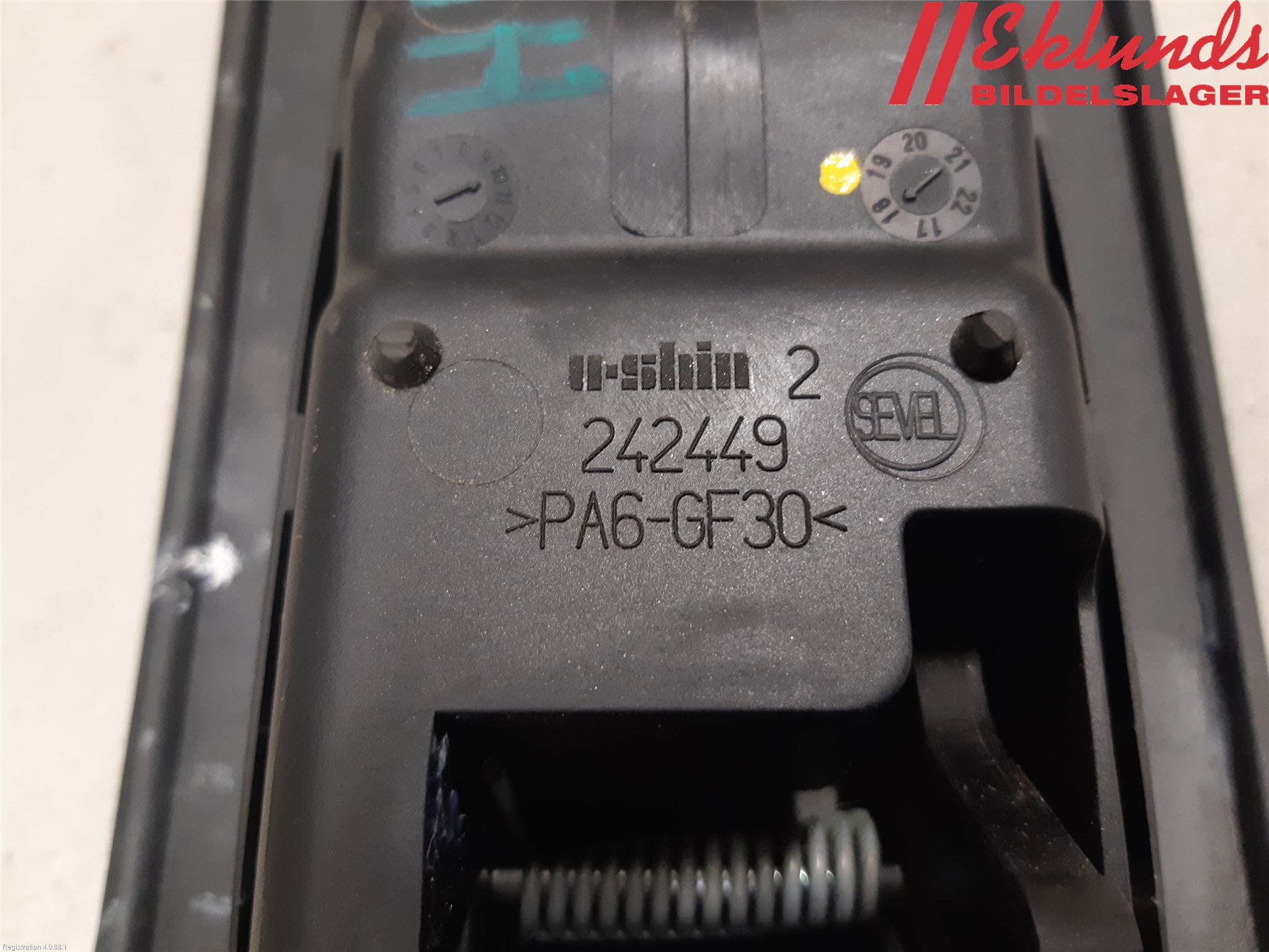 Peugeot BOXER/E-BOXER 15- Dörrhandtag Inre Hö