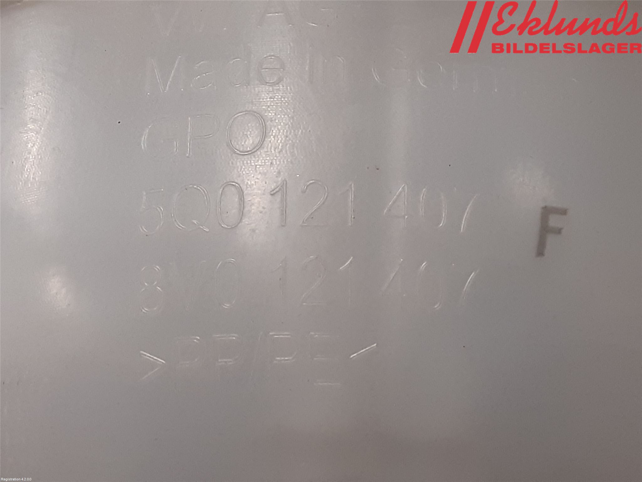 Volkswagen VW GOLF / E-GOLF VII 13-20 Expansionstank