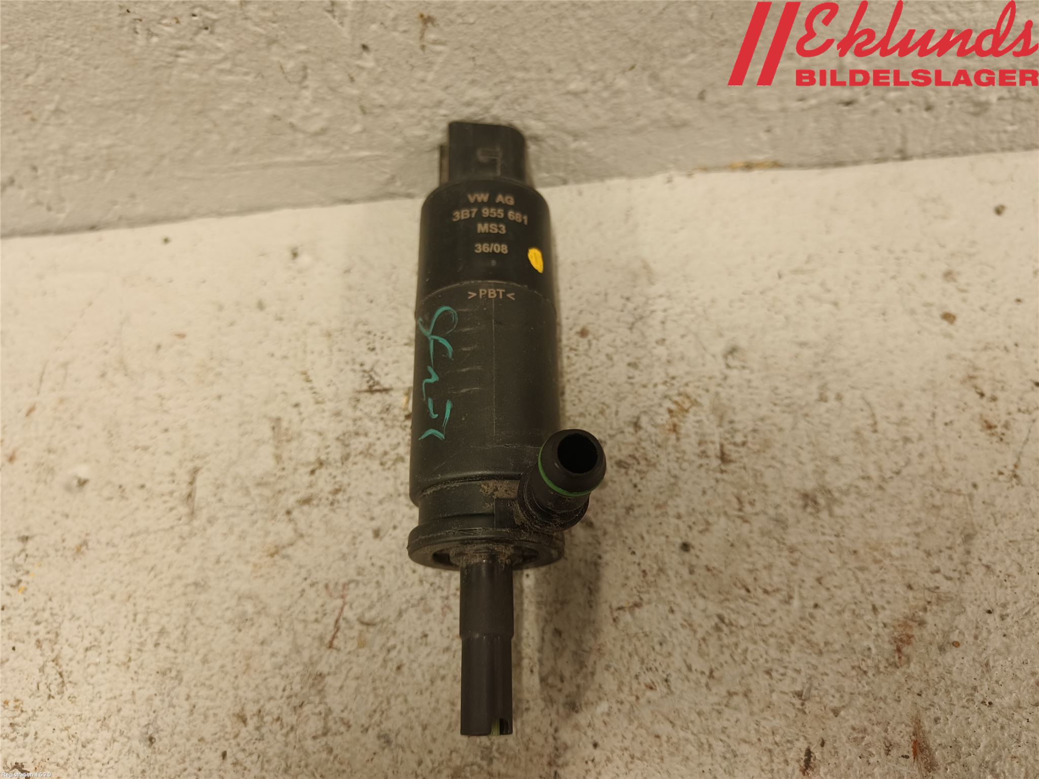 Volkswagen VW GOLF VI 09-13 Spolarpump Högtryck