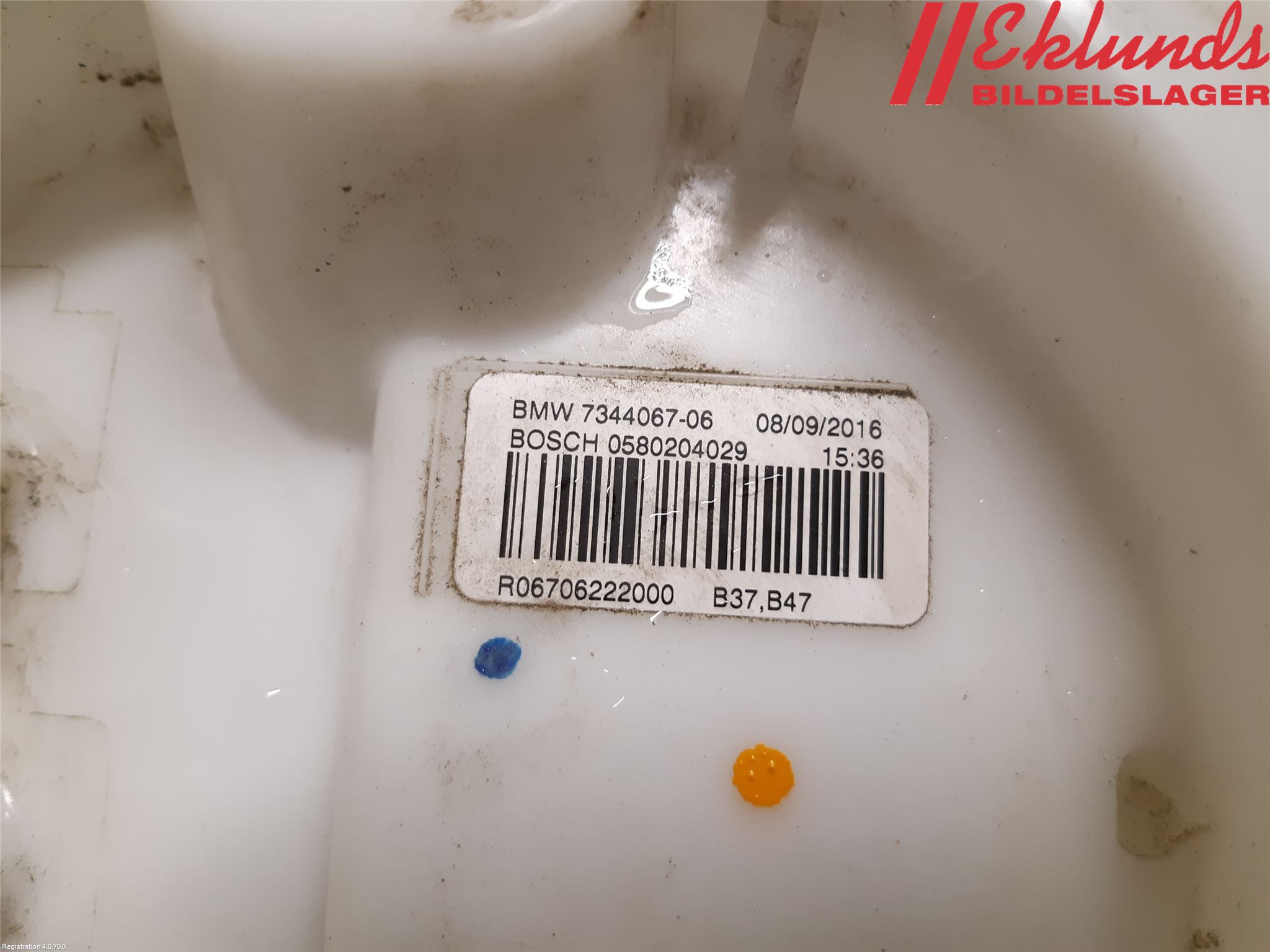 BMW 3 F30/F31/F80 12-19 Bränslepump El