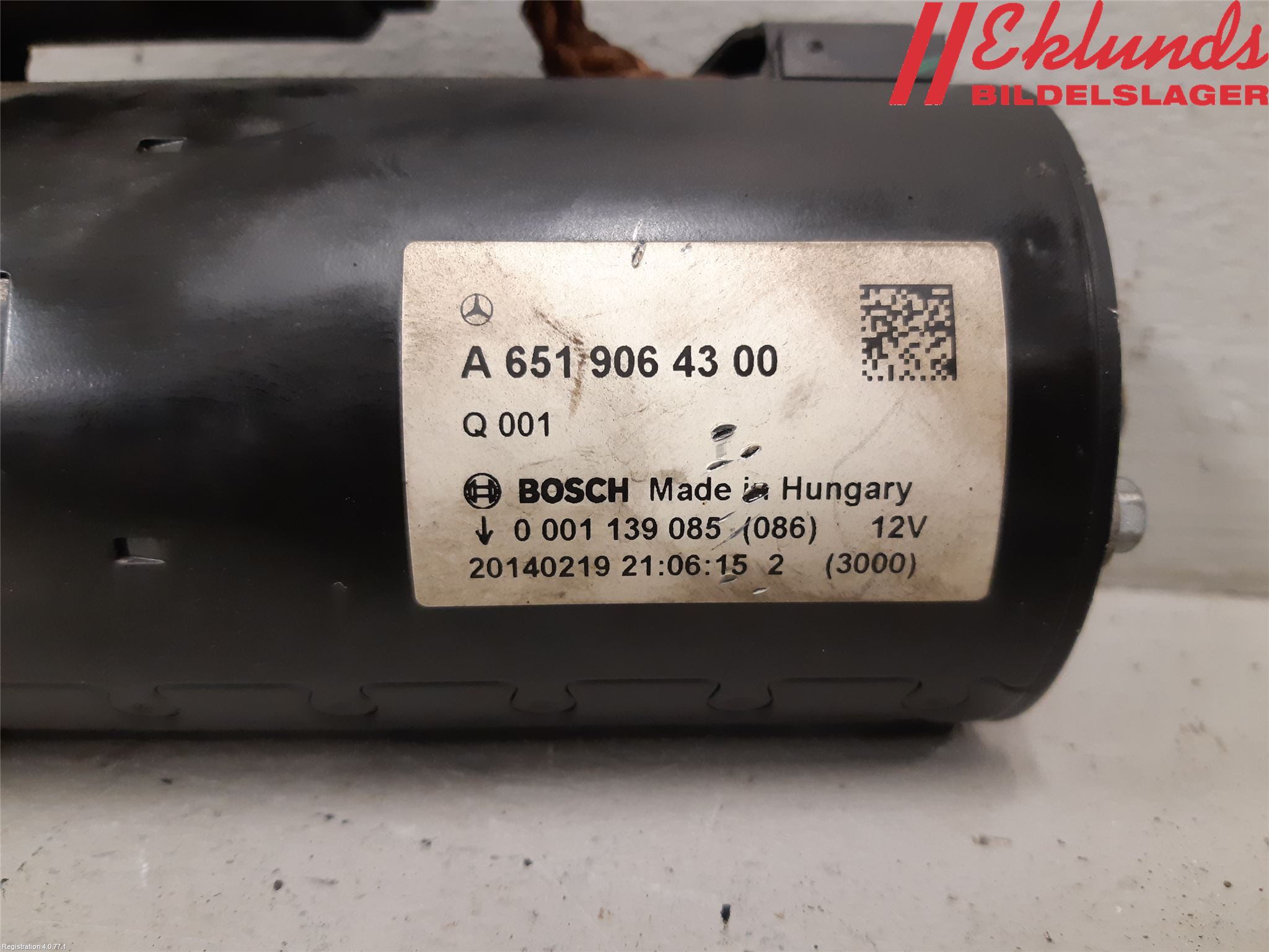 Mercedes-Benz MB C-KLASS (W205) 14-21 Startmotor Diesel