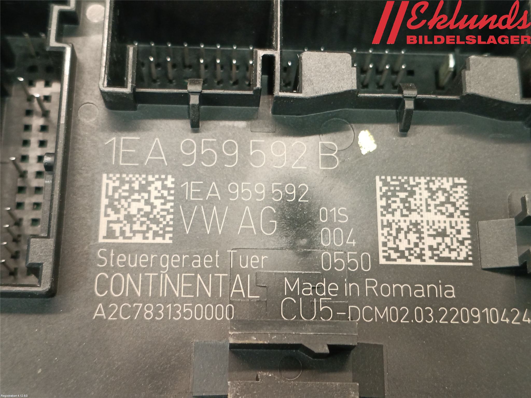 Volkswagen VW ID.4 21- Styrenhet Dörr