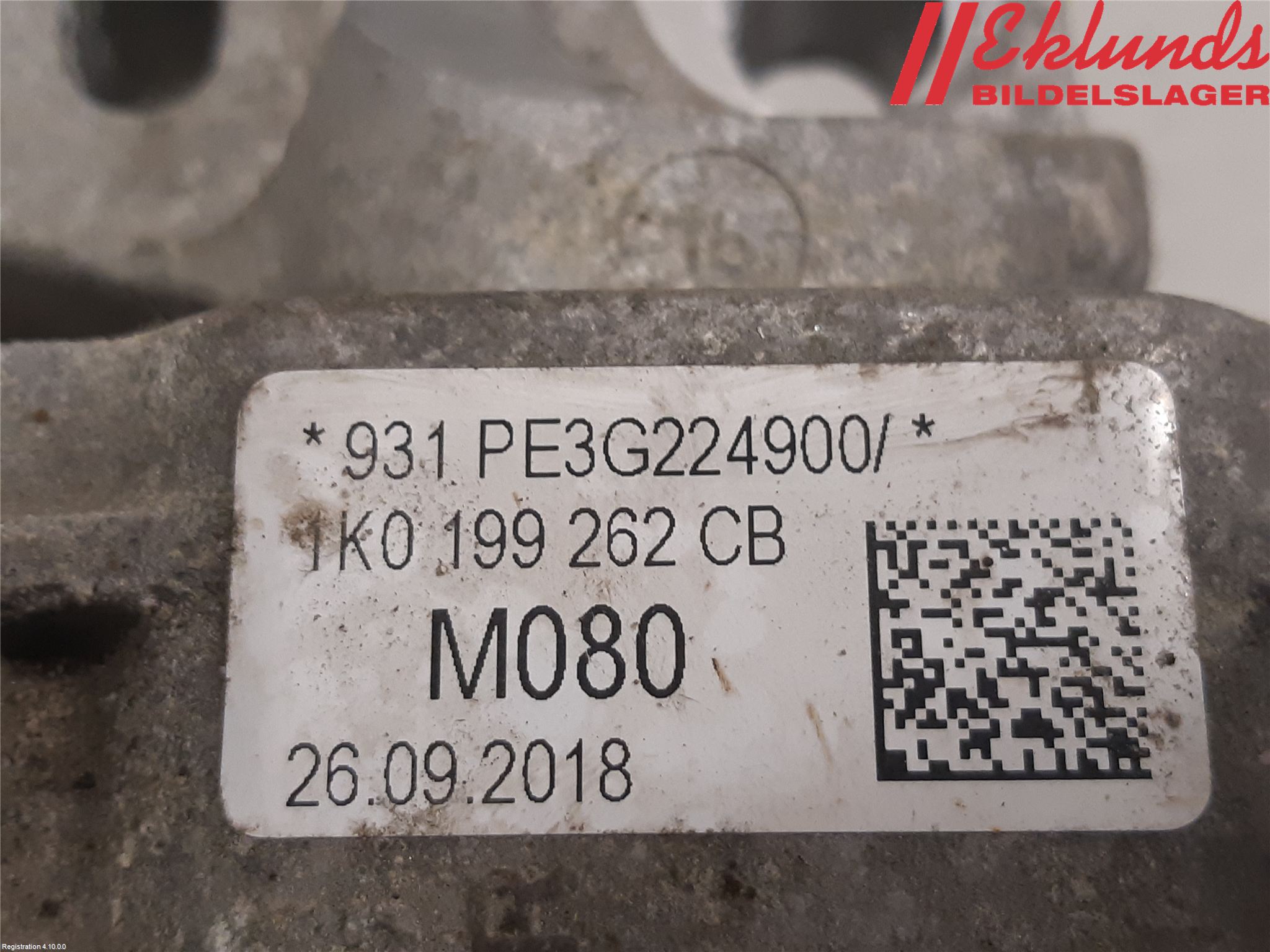 Volkswagen VW CADDY 16-20 Motorkudde