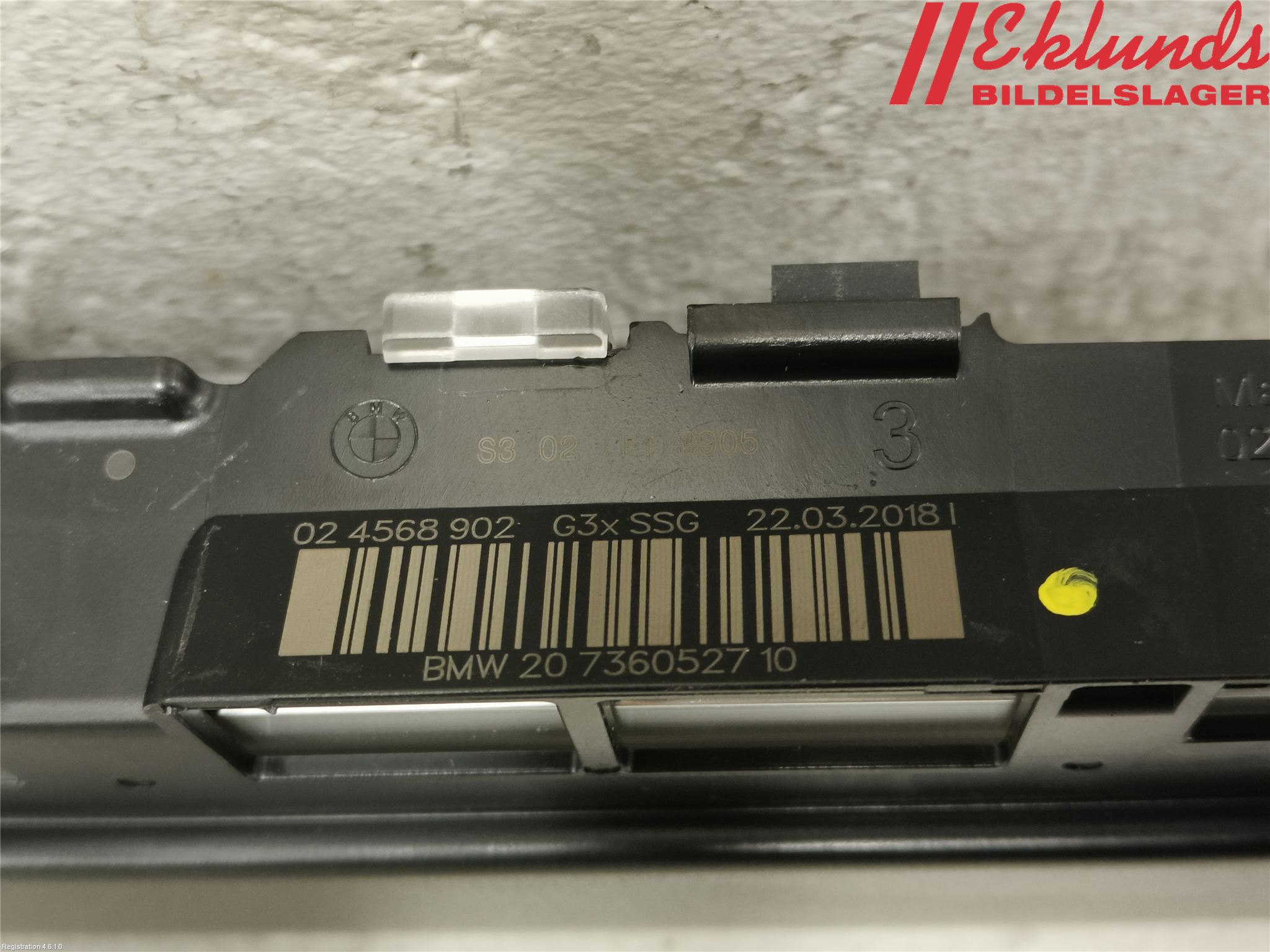 BMW 5 G30/G31/F90 17-23 Bromsljus Bakruta