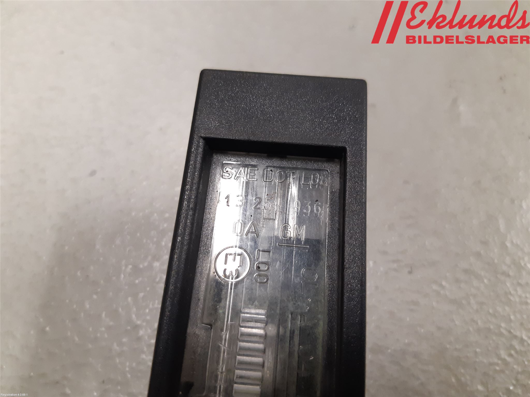 Opel MERIVA B 10-17 Skylt Belysning